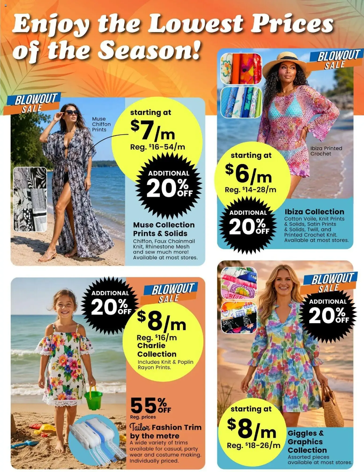 Fabricland Blowout Sale & Summer Splash Savings from July 2 to July 31 2026 - flyer page 2