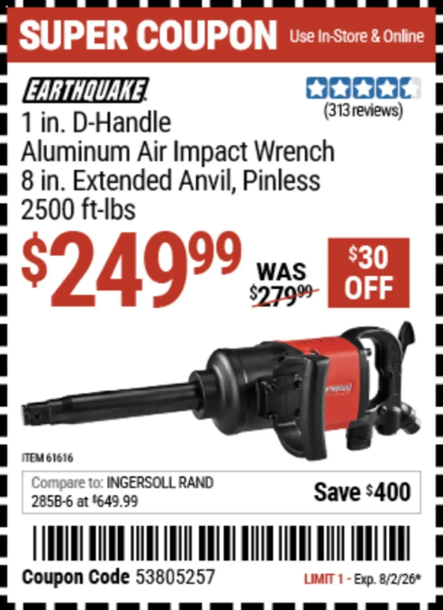 Weekly ad Harbor Freight Coupon Deals from July 20 to August 2 2026 - Page 13