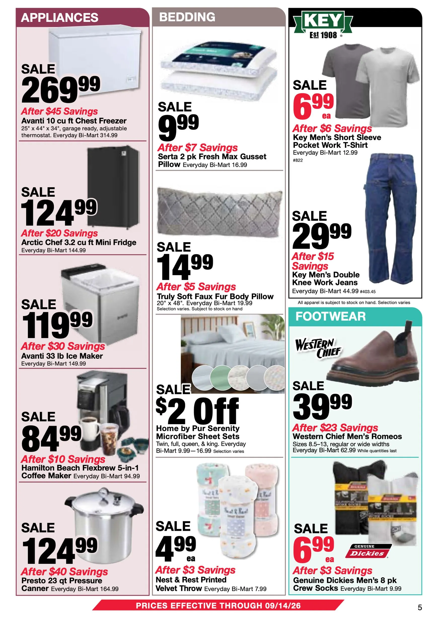 Weekly ad Bi-Mart Membership Savings Book - Back to School Savings from August 25 to September 14 2026 - Page 5