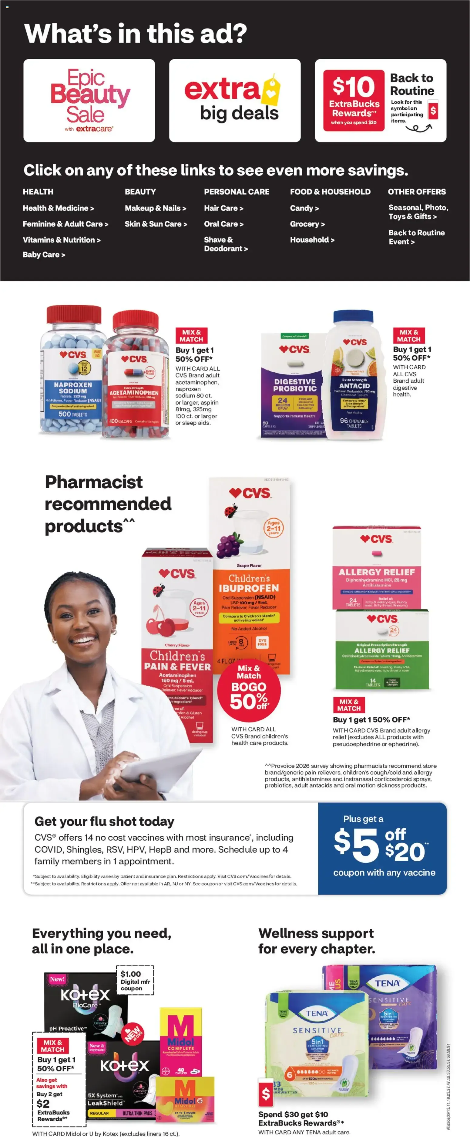 Weekly ad CVS Weekly Ad from 08/23/2026 - Flyer, Circular this week from August 23 to August 29 2026 - Page 4