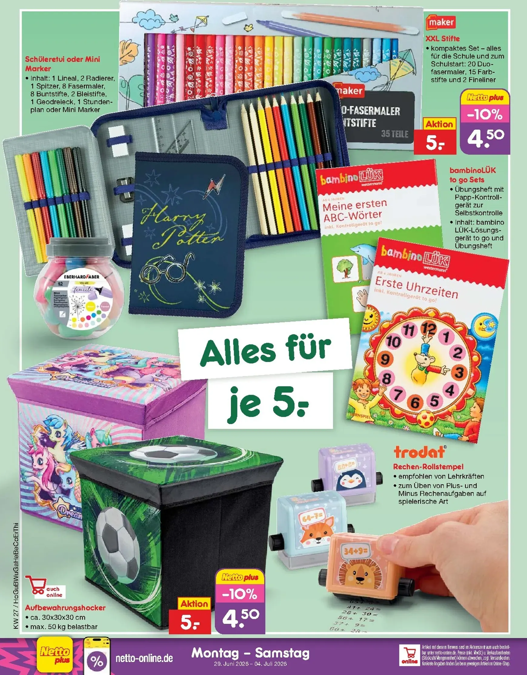 Netto Marken Discount - Wochenangebote Prospekt – von Montag 29.06.2026 bis Samstag 04.07.2026 von 29. Juni bis 4. Juli 2026 - Prospekt seite 53