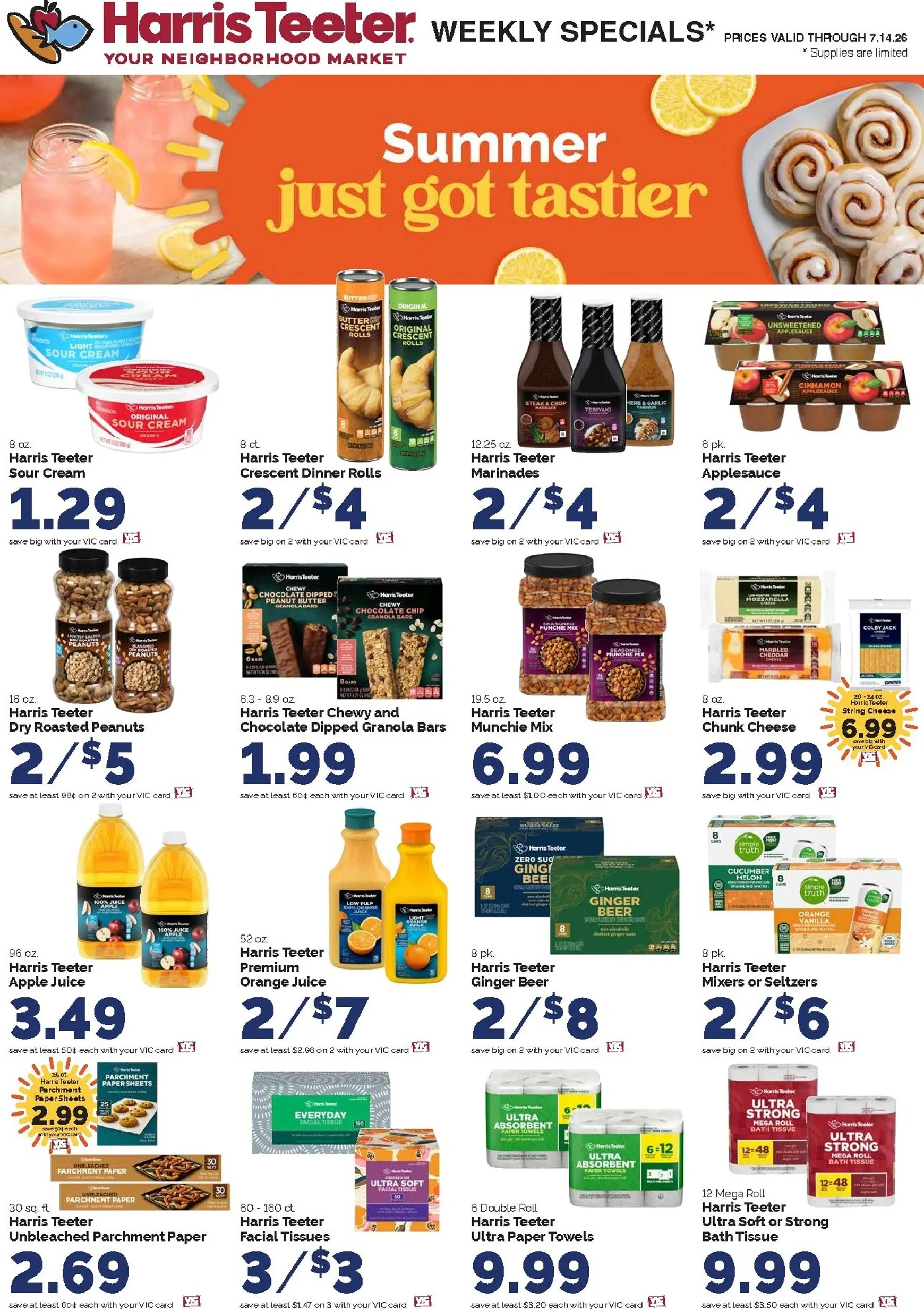 Weekly ad Current Harris Teeter leaflet valid from Wednesday 07/08/2026 to Tuesday 07/14/2026 from July 8 to July 14 2026 - Page 12