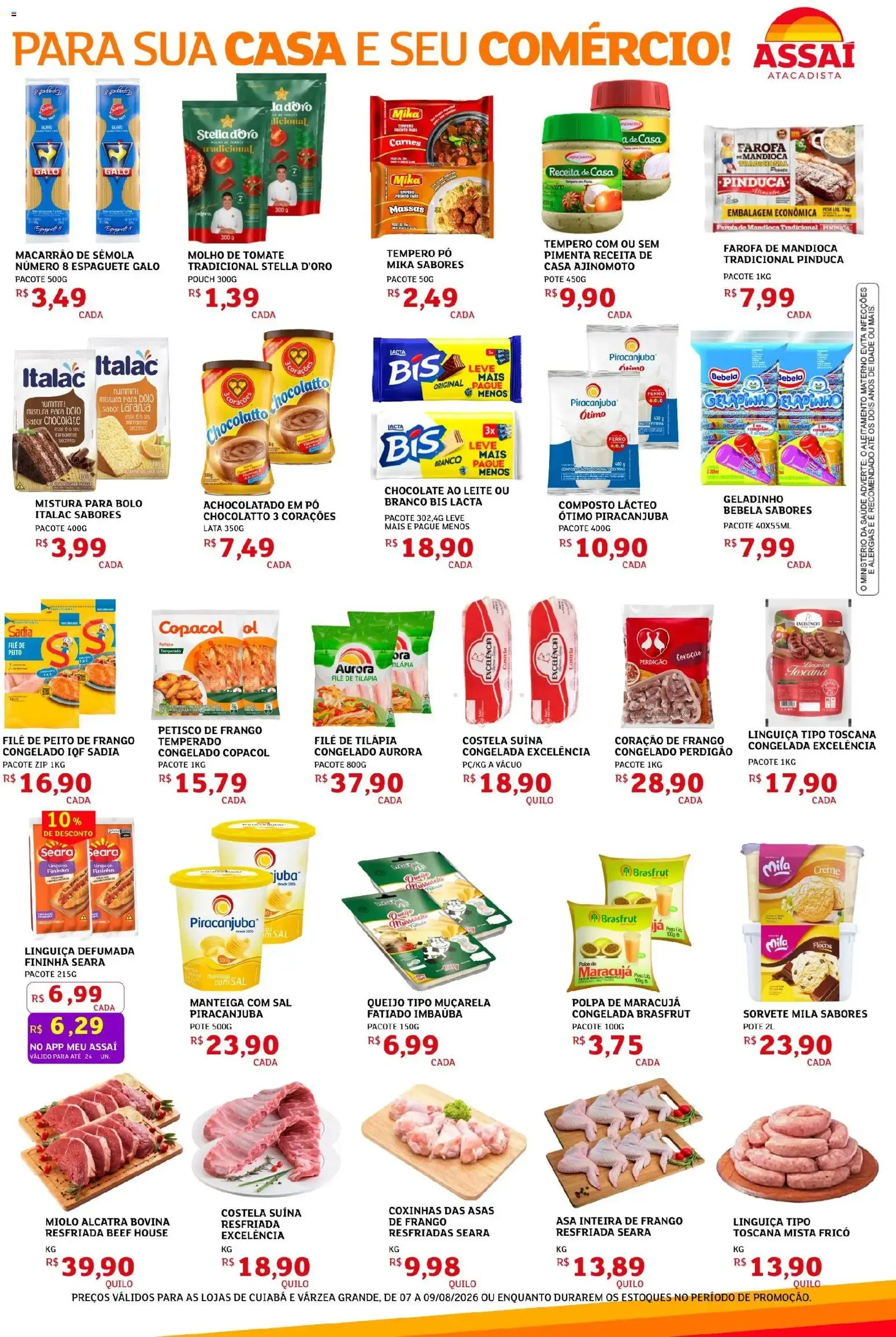 Encarte de Assaí Atacadista ofertas - MT de 07/08/2026 | Promoções Online 7 de agosto até 9 de agosto 2026 - Pagina 3