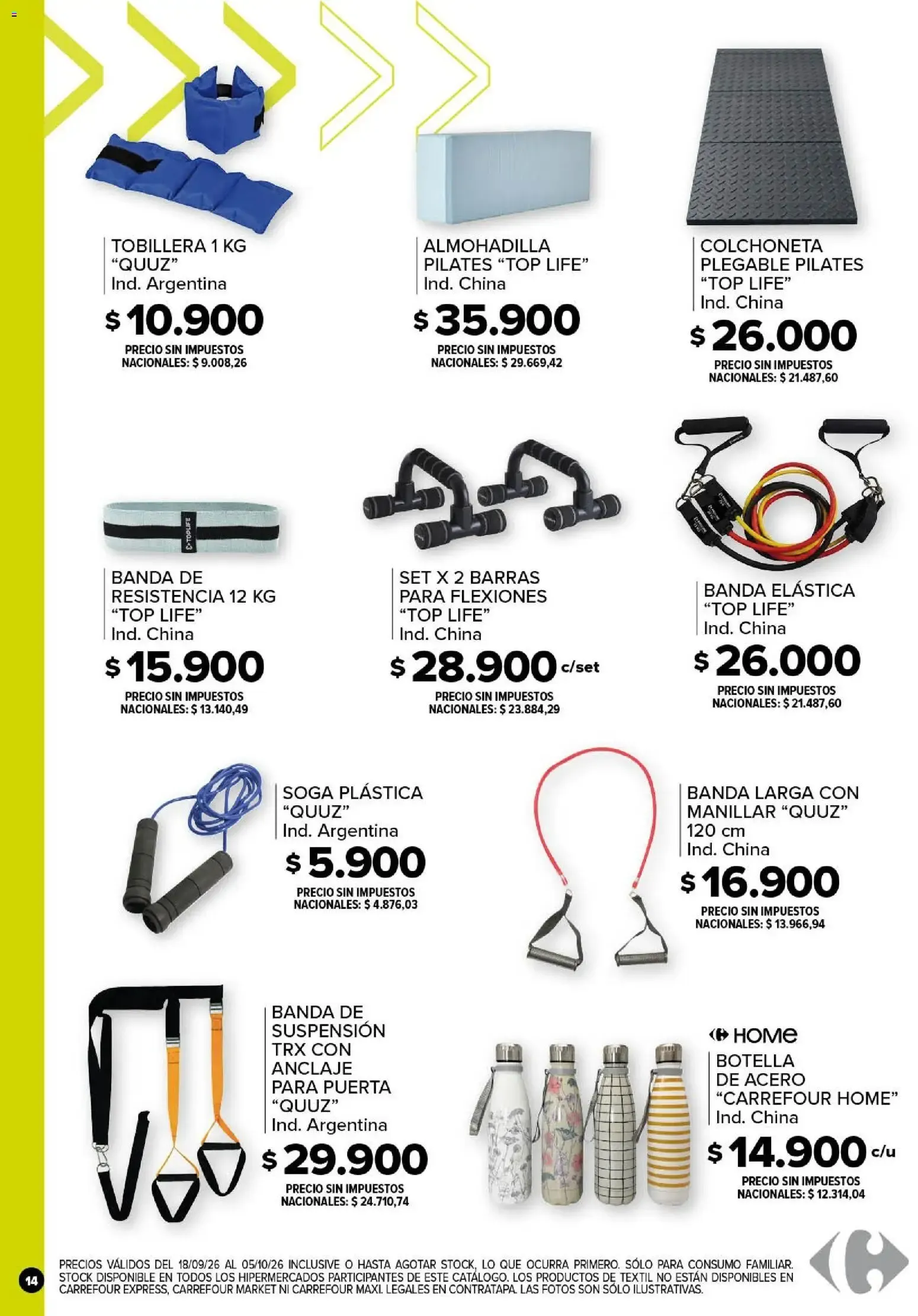 Ofertas de Carrefour - Tiempo Libre || del 18/09/2026 - 05/10/2026 || Promociones 18 de septiembre al 5 de octubre 2026 - Página 14 del catálogo
