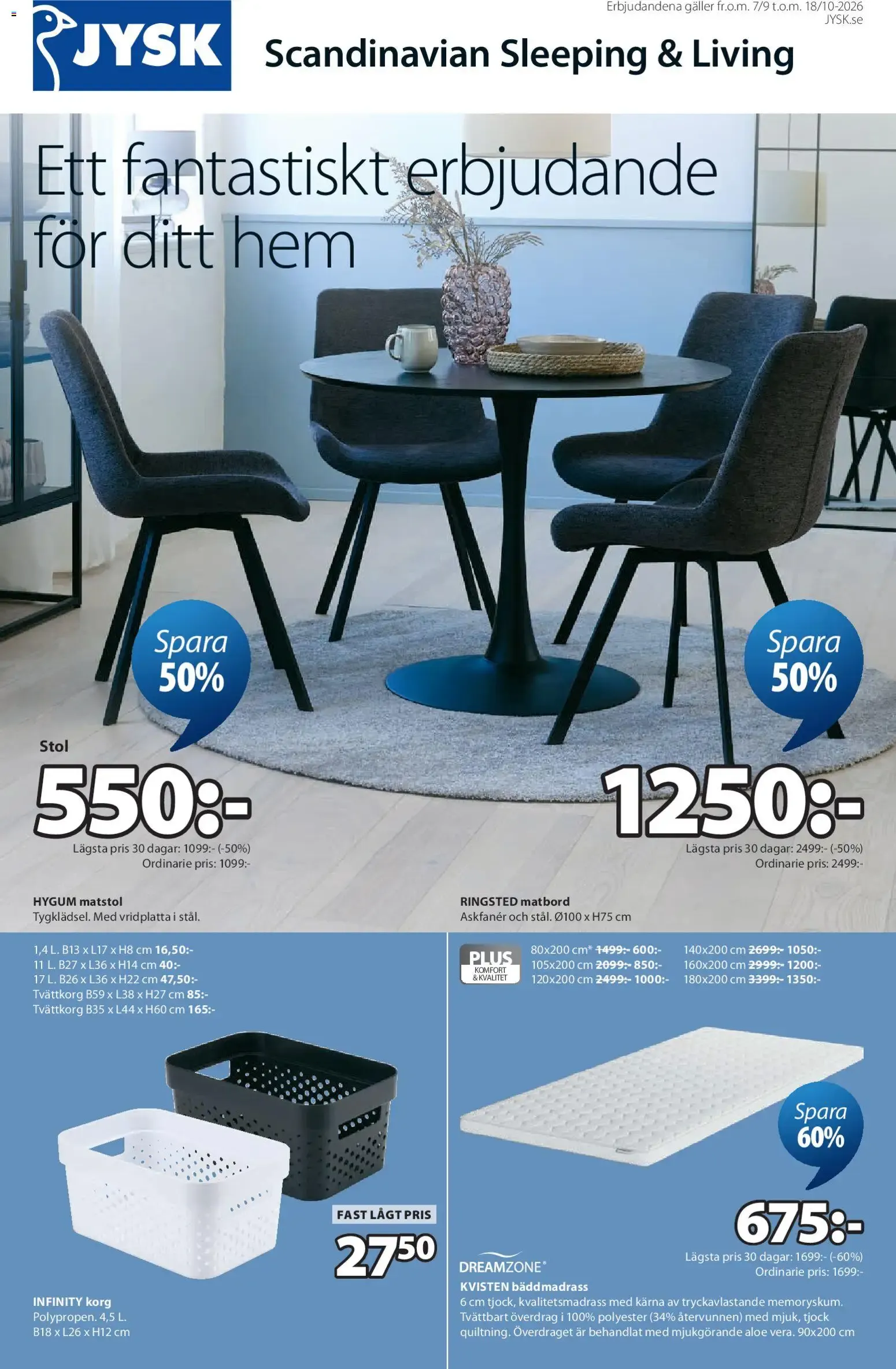 Ett fantastiskt erbjudande för ditt hem från 7 september till 18 oktober 2026 - Reklamblad sidor 1