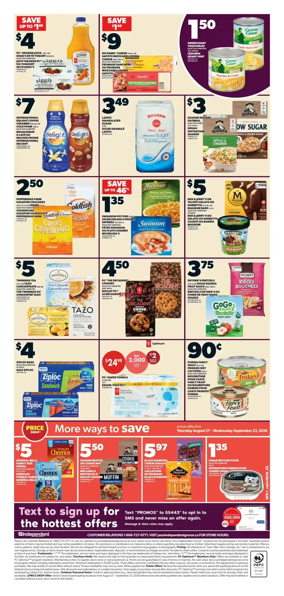 Independent Grocer Flyer from August 27 to September 2 2026 - flyer page 2