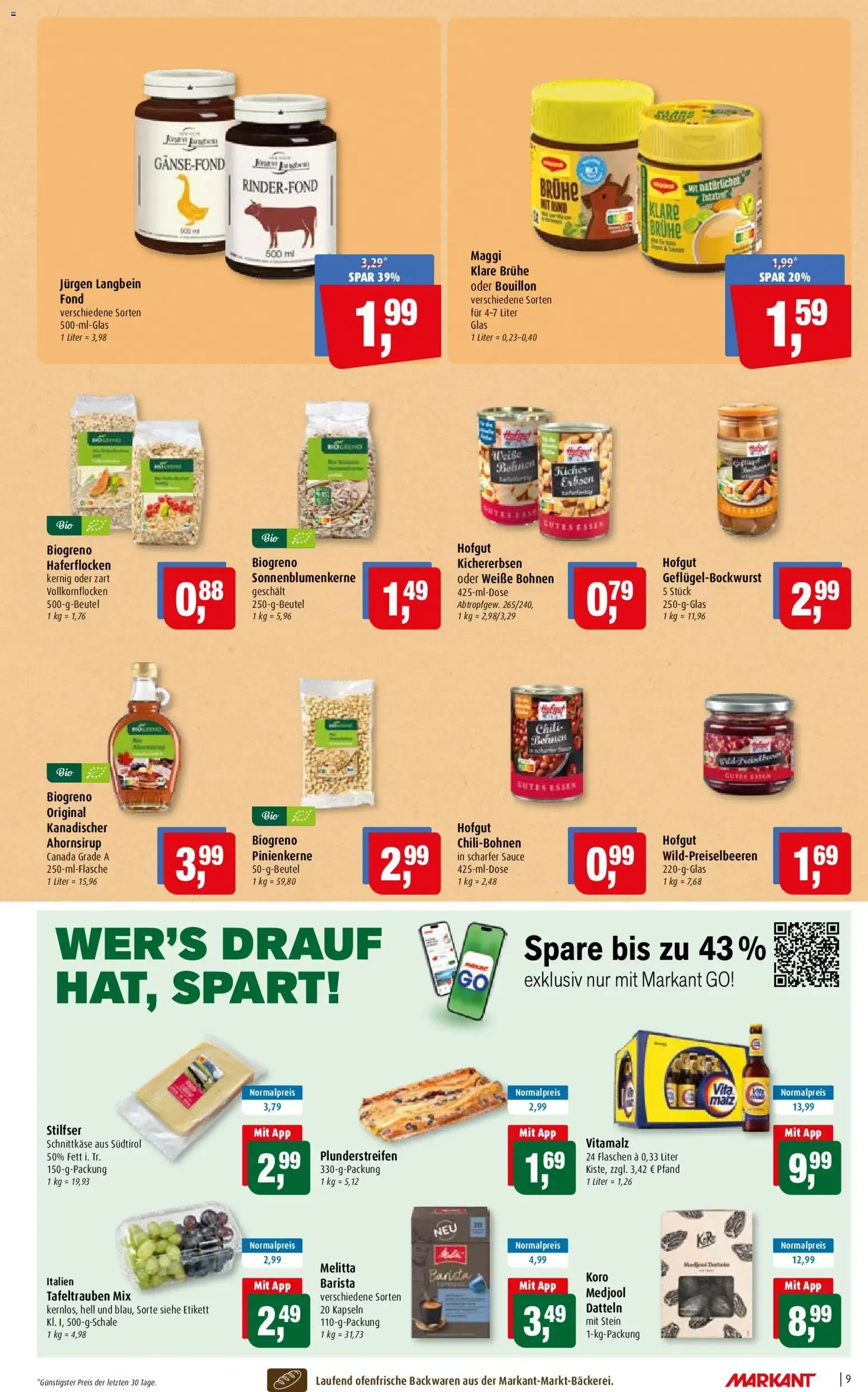 Markant Prospekt (ab 05.10.2026) zum Blättern von 5. Oktober bis 10. Oktober 2026 - Prospekt seite 9