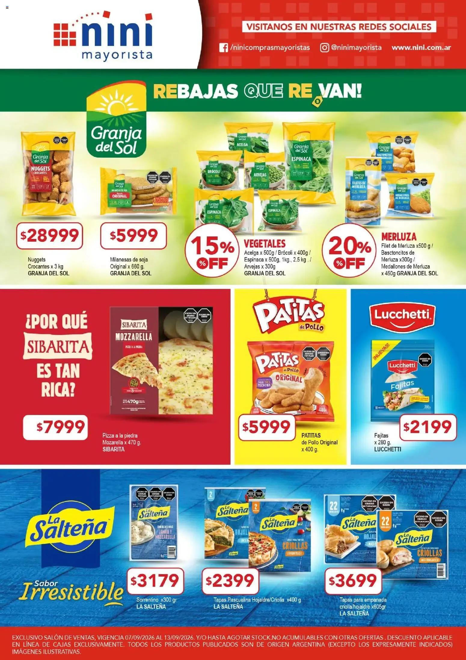 Ofertas de NINI Mayorista catálogo del 07/09/2026 - 13/09/2026 7 de septiembre al 13 de septiembre 2026 - Página 45 del catálogo