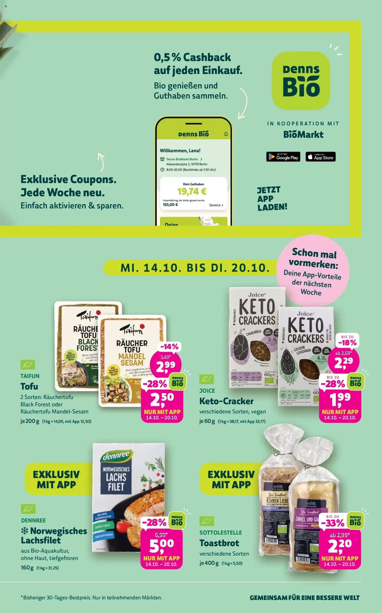 BioMarkt Prospekt (ab 07.10.2026) zum Blättern von 7. Oktober bis 20. Oktober 2026 - Prospekt seite 3