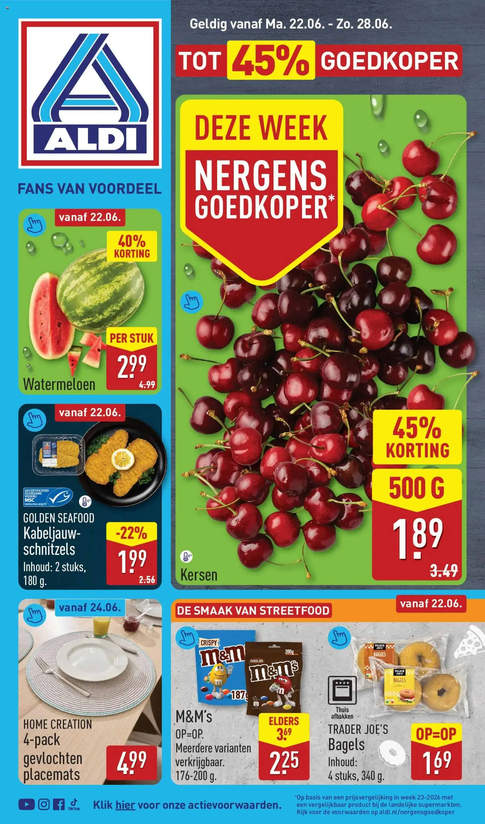 Aldi folder vanaf 22-06-2026 (volgende, deze week) van 22 juni tot 28 juni 2026 - Folder pagina 1