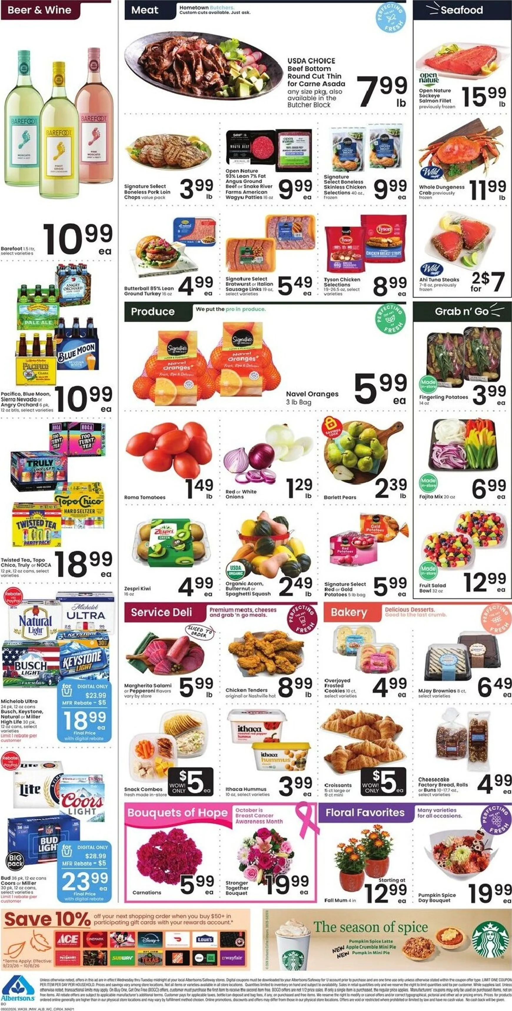 Weekly ad Current Albertsons leaflet valid from Wednesday 09/30/2026 to Tuesday 10/06/2026 from September 30 to October 6 2026 - Page 5