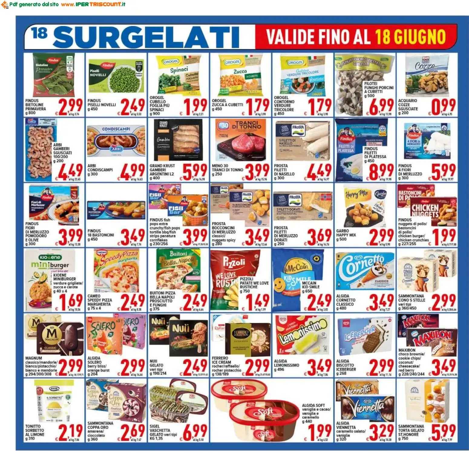 Ipertriscount volantino dal 10/06/2026 - online Offerte da 10 giugno a 18 giugno di 2026 - Pagina del volantino 18