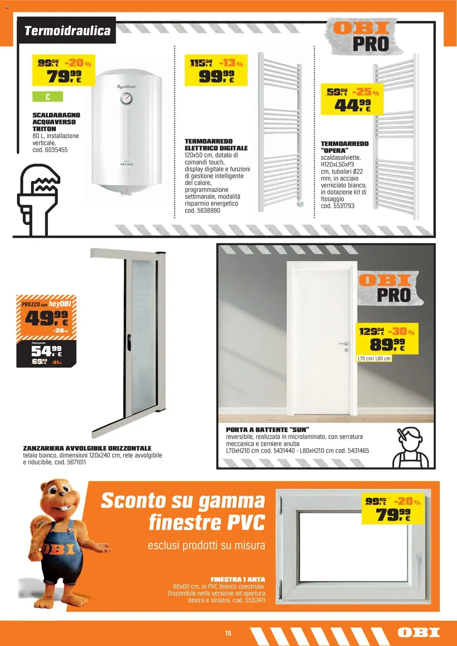 Nuovo OBI volantino dal 10/06/2026 > offerte anteprima 🛍️ da 11 giugno a 5 luglio di 2026 - Pagina del volantino 15