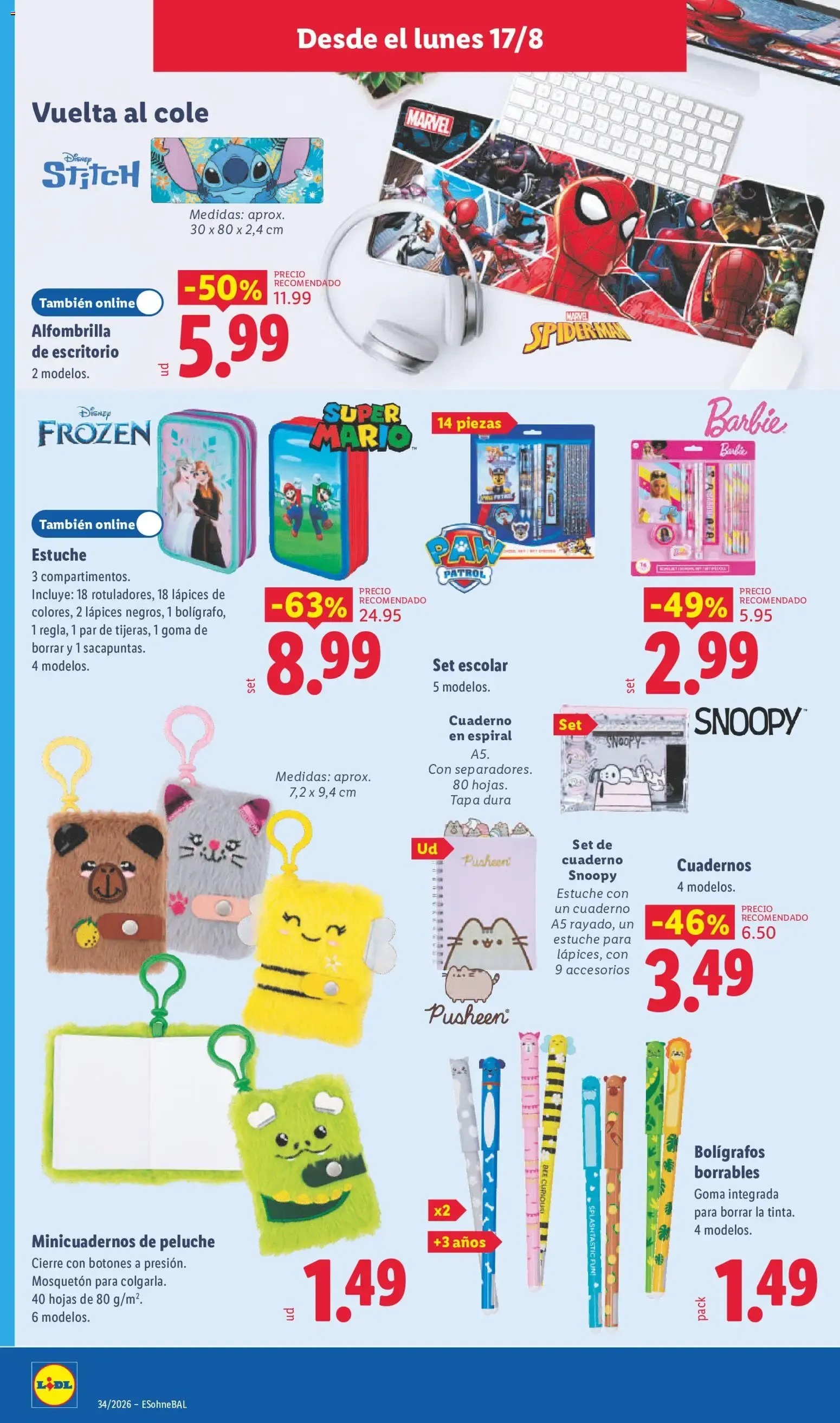 Catálogo de Lidl folleto de bazar del 17/08/2026 | Ofertas 17 de agosto al 23 de agosto 2026 - Página 12