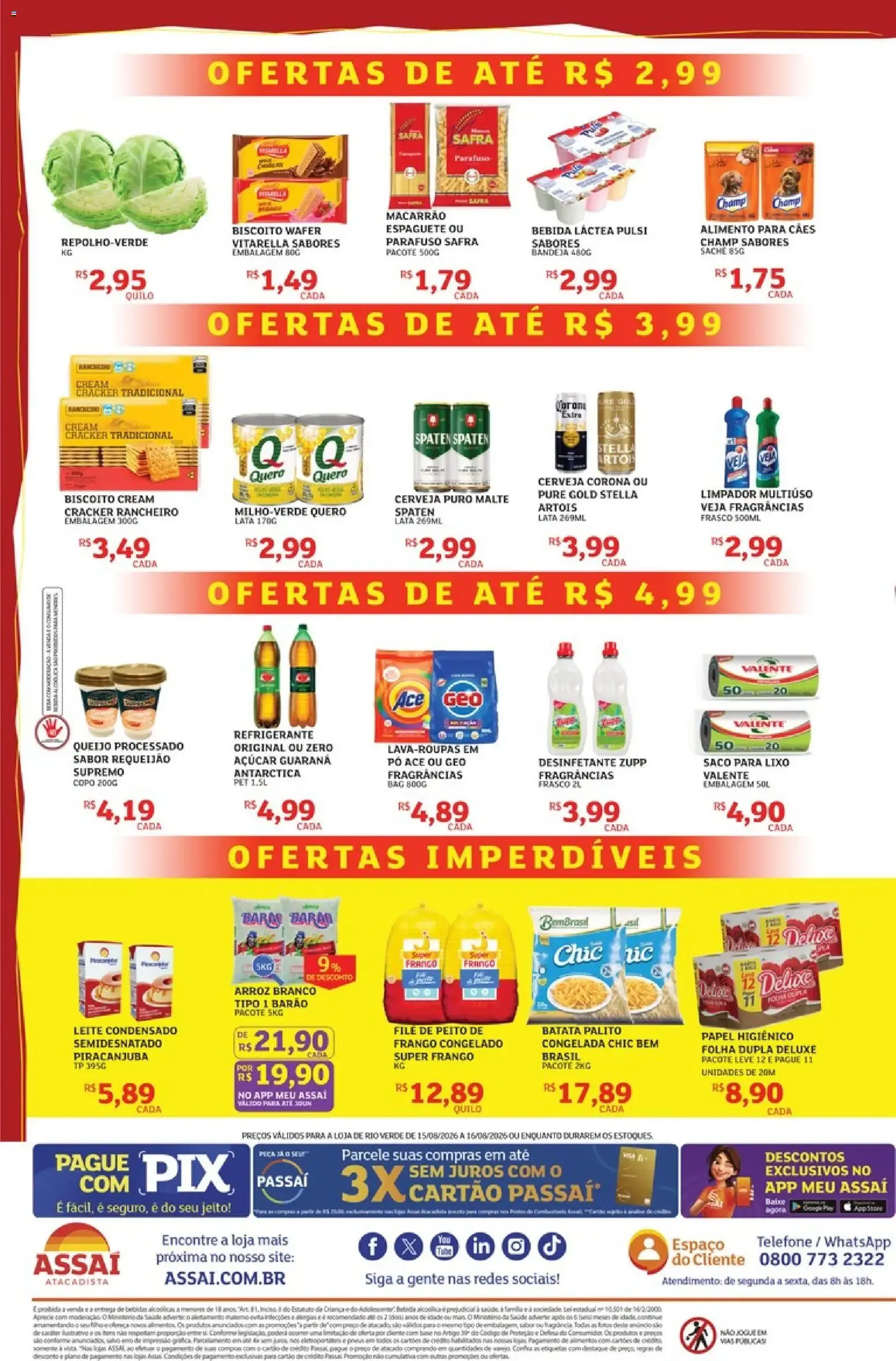 Encarte de Assaí Atacadista ofertas - GO de 15/08/2026 | Promoções Online 15 de agosto até 16 de agosto 2026 - Pagina 2