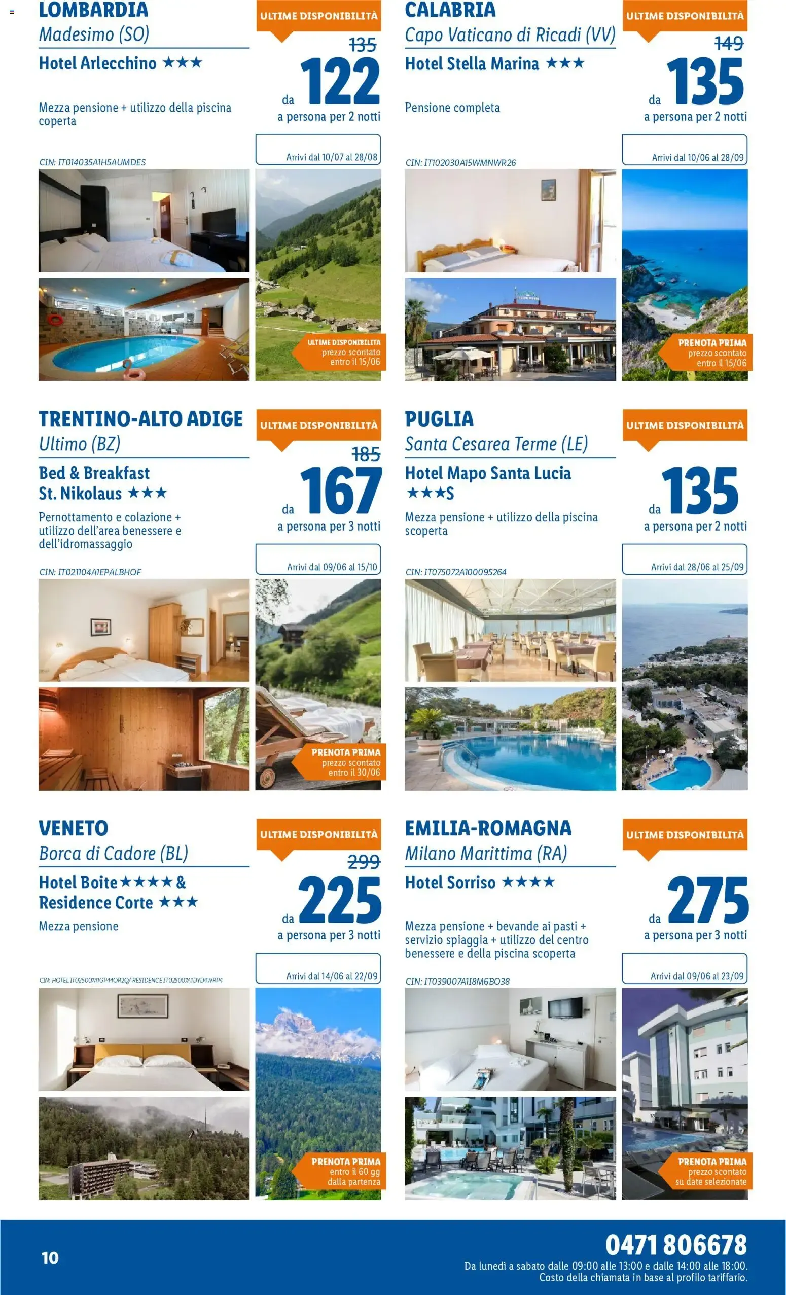 Lidl Viaggi - Sardegna da 1 giugno a 30 giugno di 2026 - Pagina del volantino 10