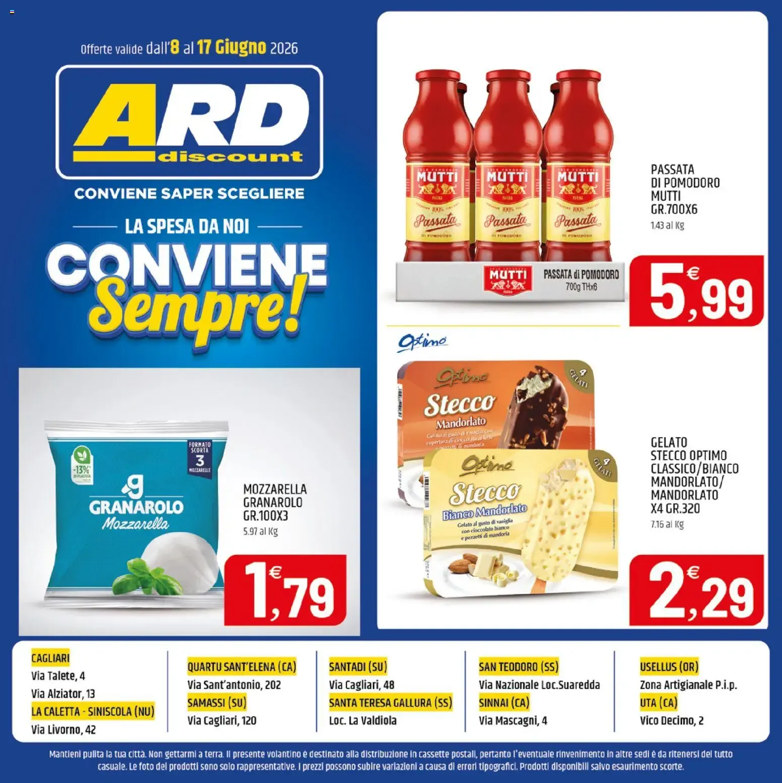 Nuovo ARD Discount volantino Sardegna dal 06/06/2026 > offerte anteprima 🛍️ da 8 giugno a 17 giugno di 2026 - Pagina del volantino 16