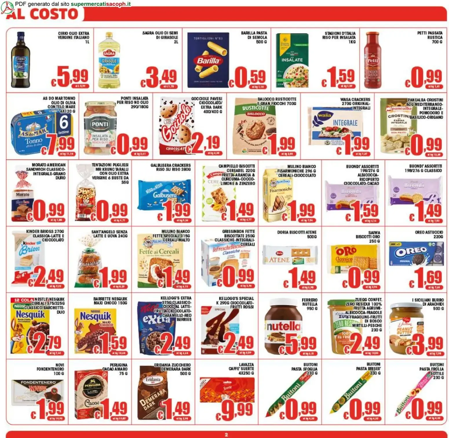 Sacoph volantino dal 10/06/2026 - online Offerte da 10 giugno a 18 giugno di 2026 - Pagina del volantino 2