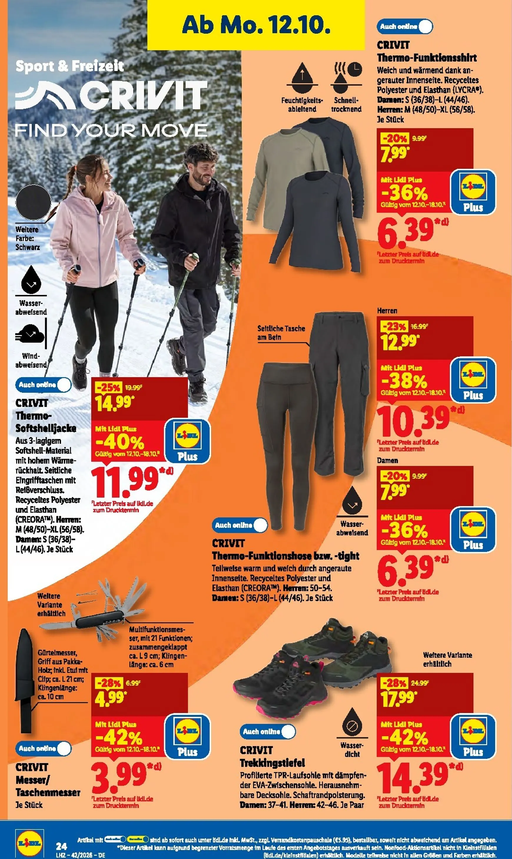 Lidl Prospekt nächste Woche – von Montag 12.10.2026 bis Samstag 17.10.2026 von 12. Oktober bis 17. Oktober 2026 - Prospekt seite 39