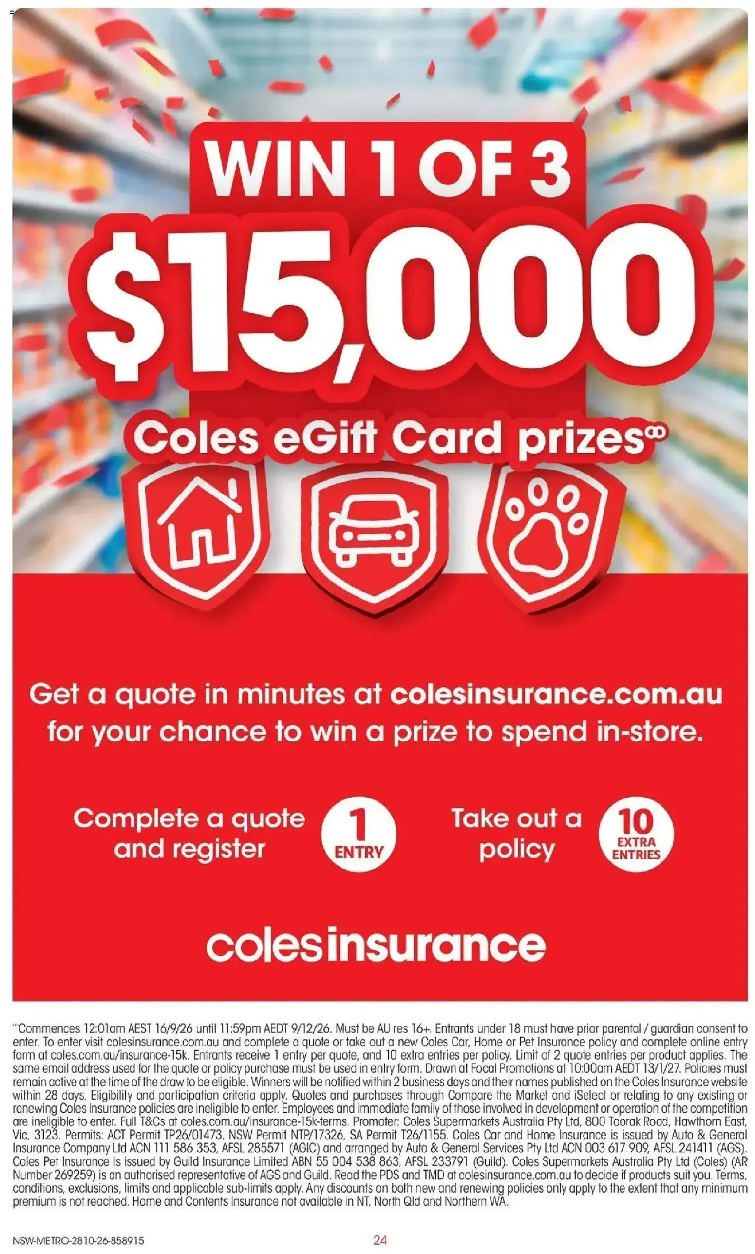 Coles Halloween 👻 catalogue from 28/10/2026 - Catalogue valid from 28 October to 3 November 2026 - page 24