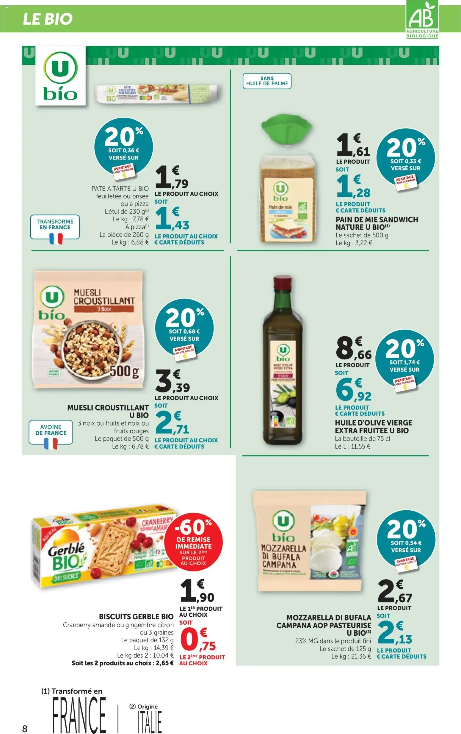 bi1 Catalogue supermarché à partir du 23/06/2026 - promo en ligne du 23 juin au 5 juillet 2026 - Catalogue page 8