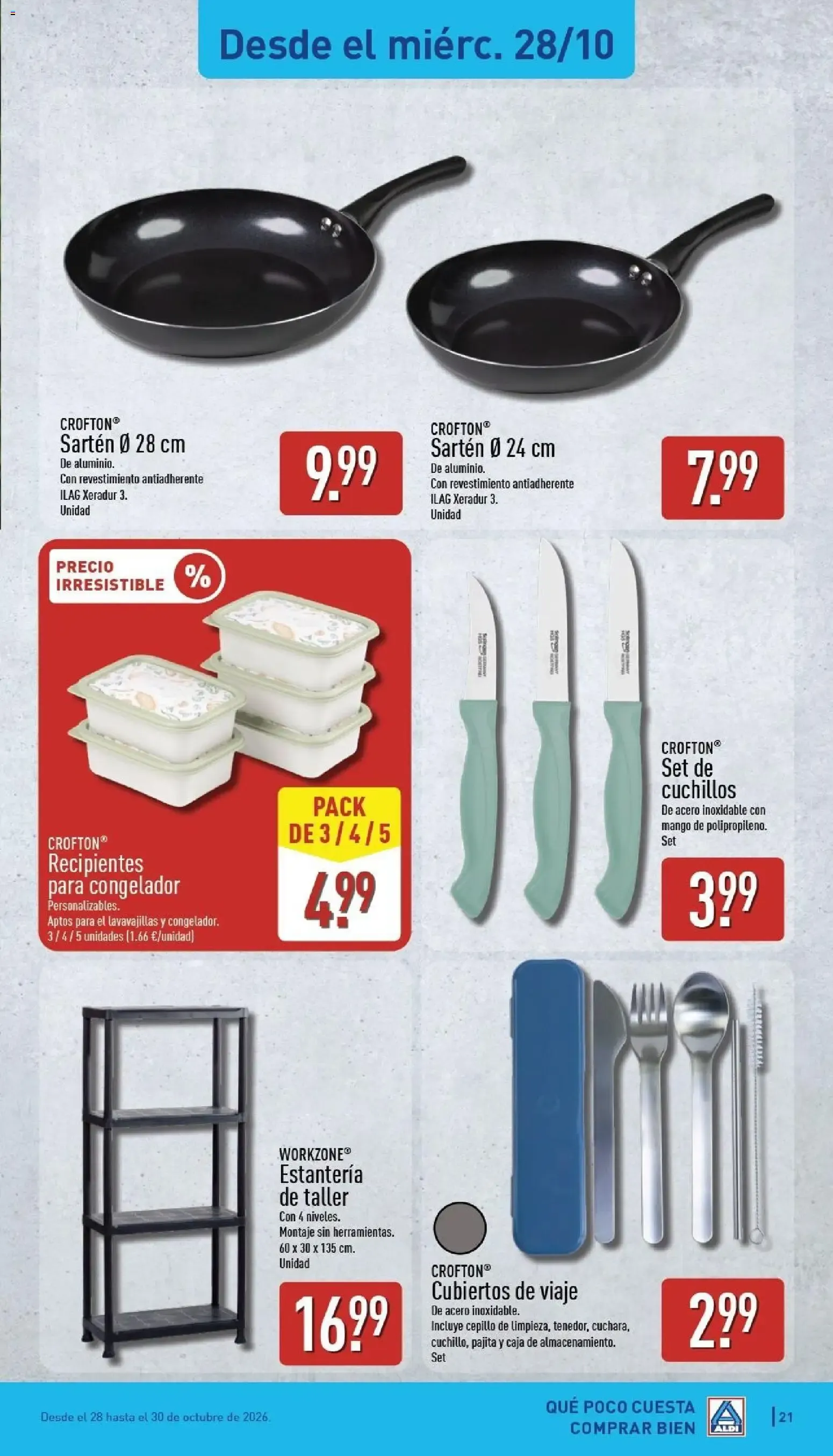 Catálogo de Aldi folleto Península del 26/10/2026 | Catálogo 26 de octubre al 1 de noviembre 2026 - Página 21