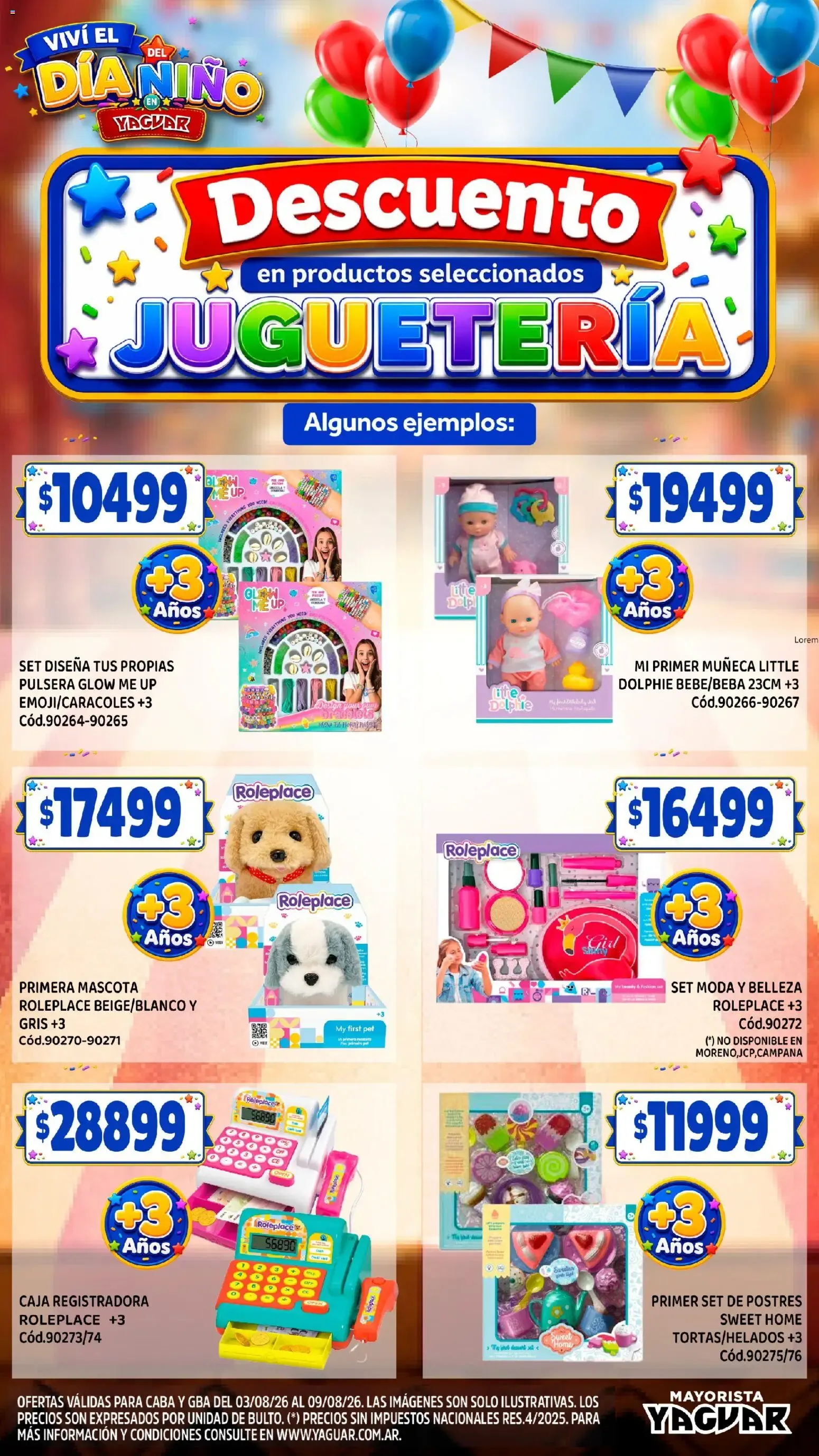 Ofertas de Viví el Día del Niño en Yaguar 3 de agosto al 9 de agosto 2026 - Página 3 del catálogo