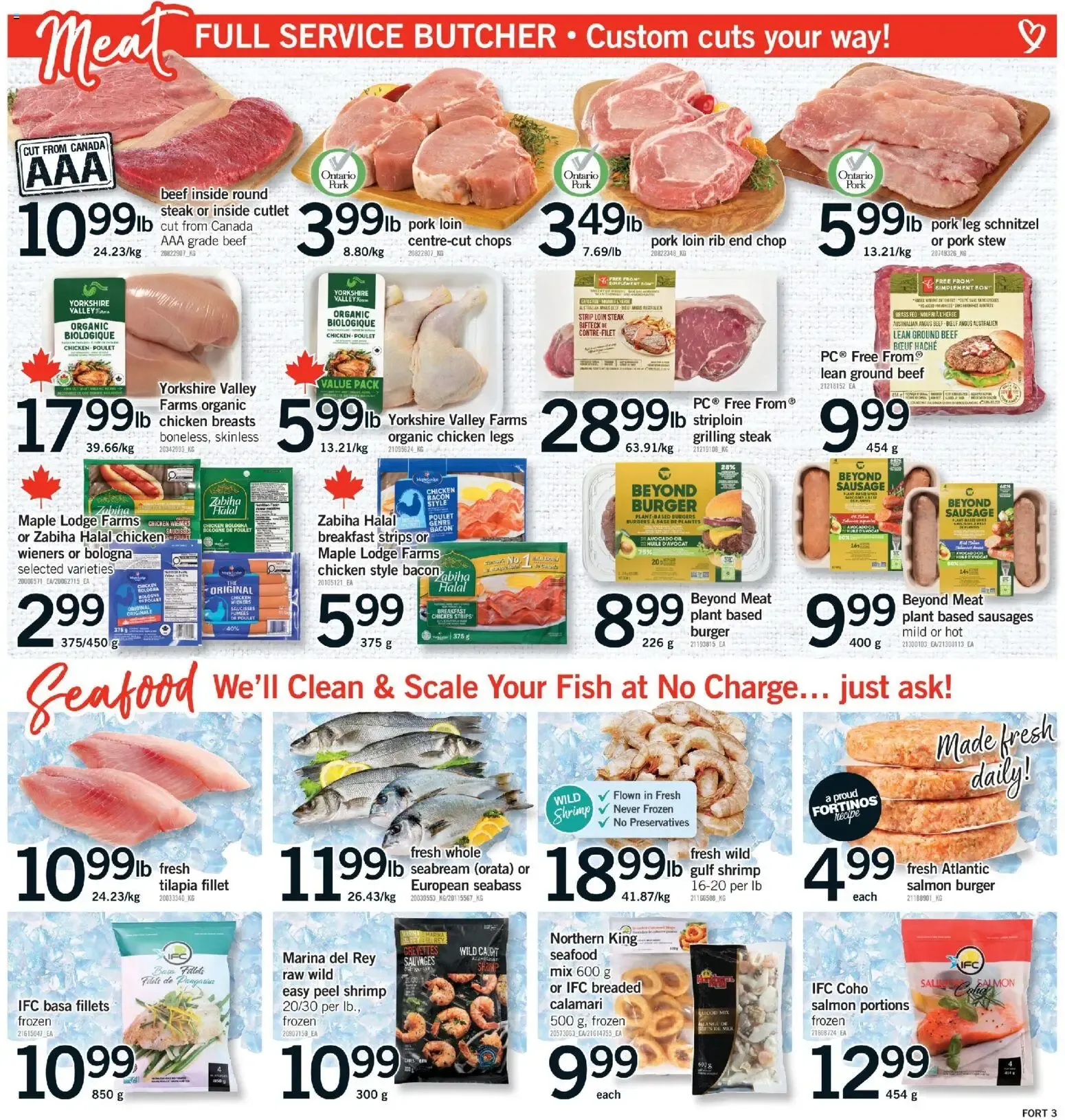 Fortinos weekly flyer / circulaire from Aug 27, 2026 > weekly specials & deals from August 27 to September 2 2026 - flyer page 4