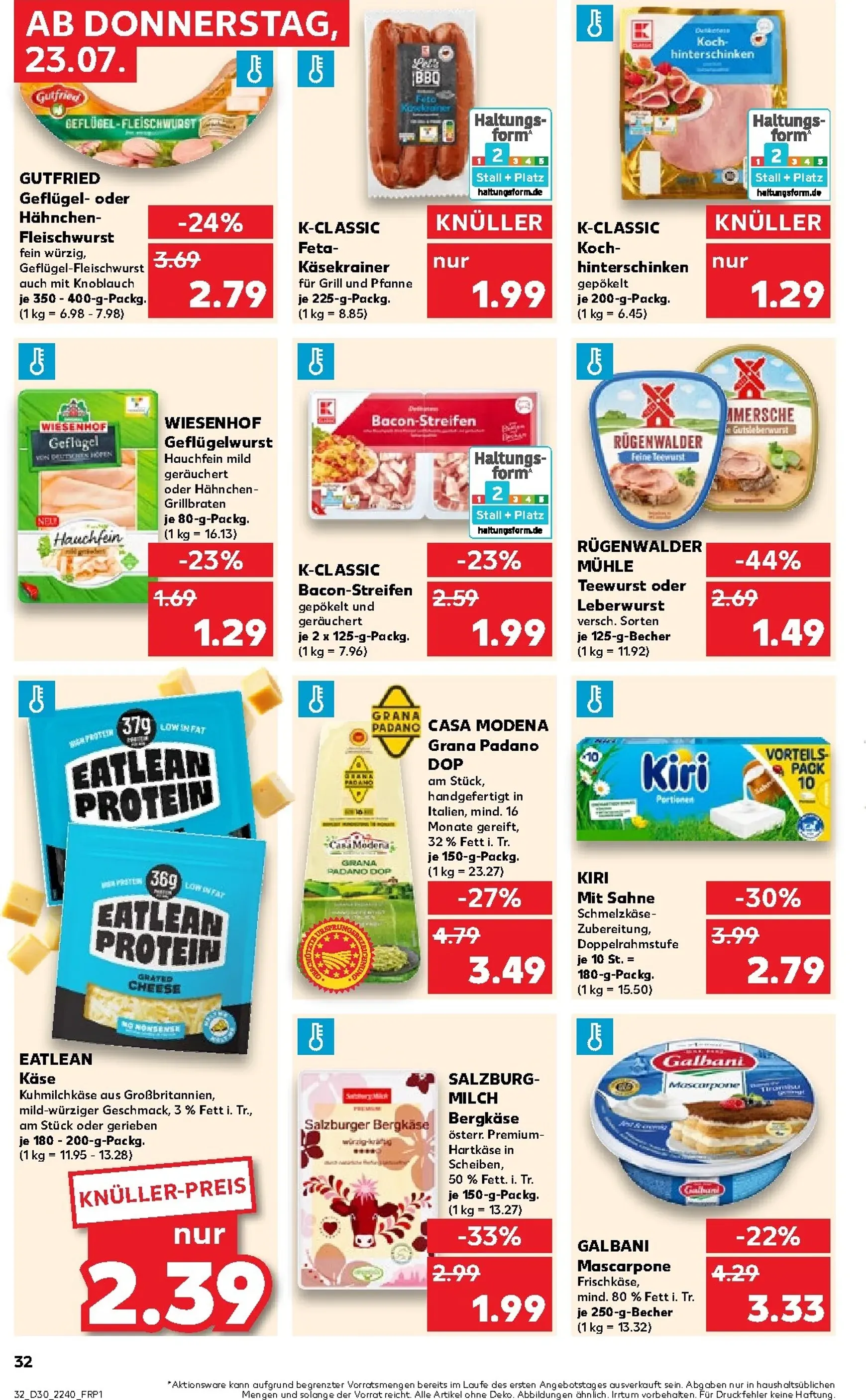 Kaufland Prospekt nächste Woche – von Donnerstag 23.07.2026 bis Mittwoch 29.07.2026 von 23. Juli bis 29. Juli 2026 - Prospekt seite 33
