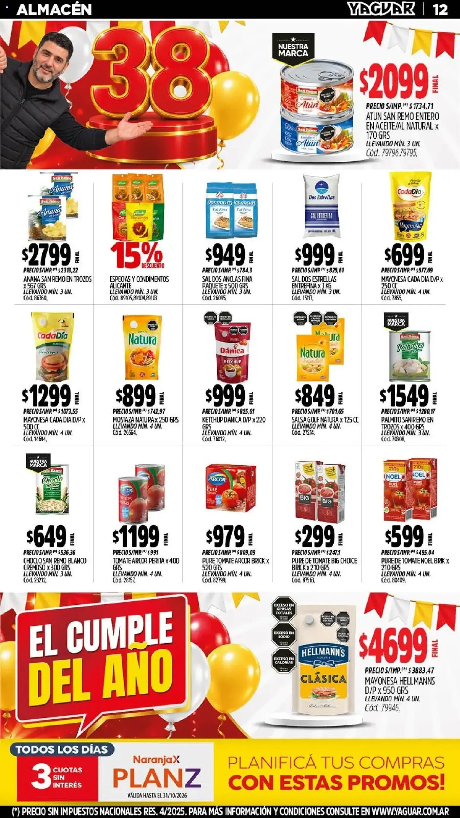 Ofertas de Yaguar - Oferta Semanal Chaco del 19/10/2026 - 24/10/2026 19 de octubre al 24 de octubre 2026 - Página 13 del catálogo