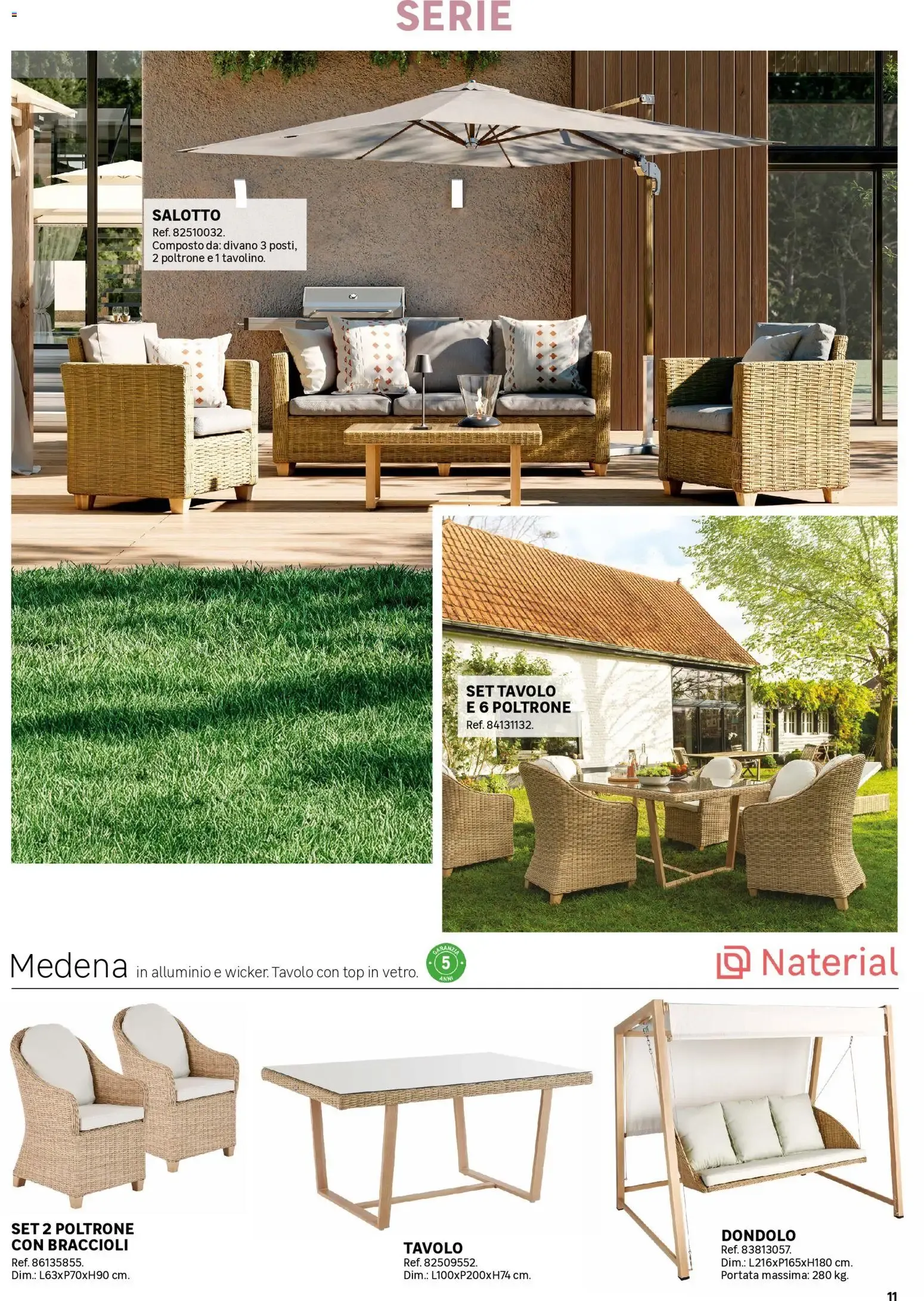 Catalogo Giardino 2026 - Mobili e complementi per esterni da 1 aprile a 30 settembre di 2026 - Pagina del volantino 11
