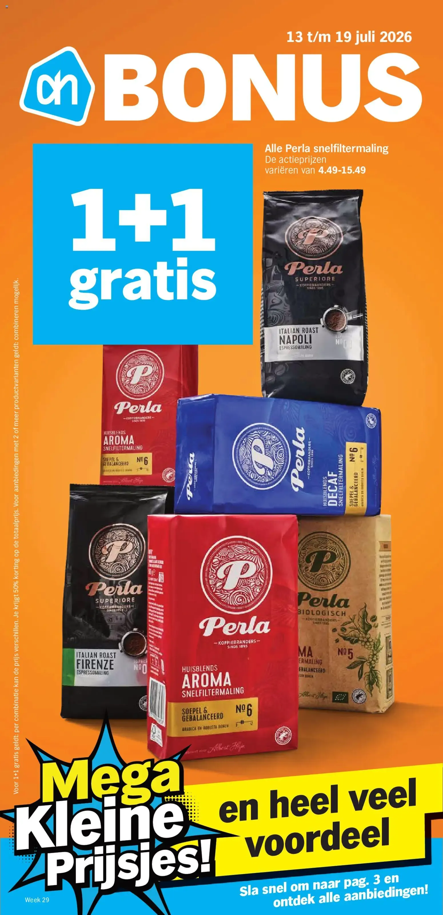 AH Bonus van 13 juli tot 19 juli 2026 - Folder pagina 1