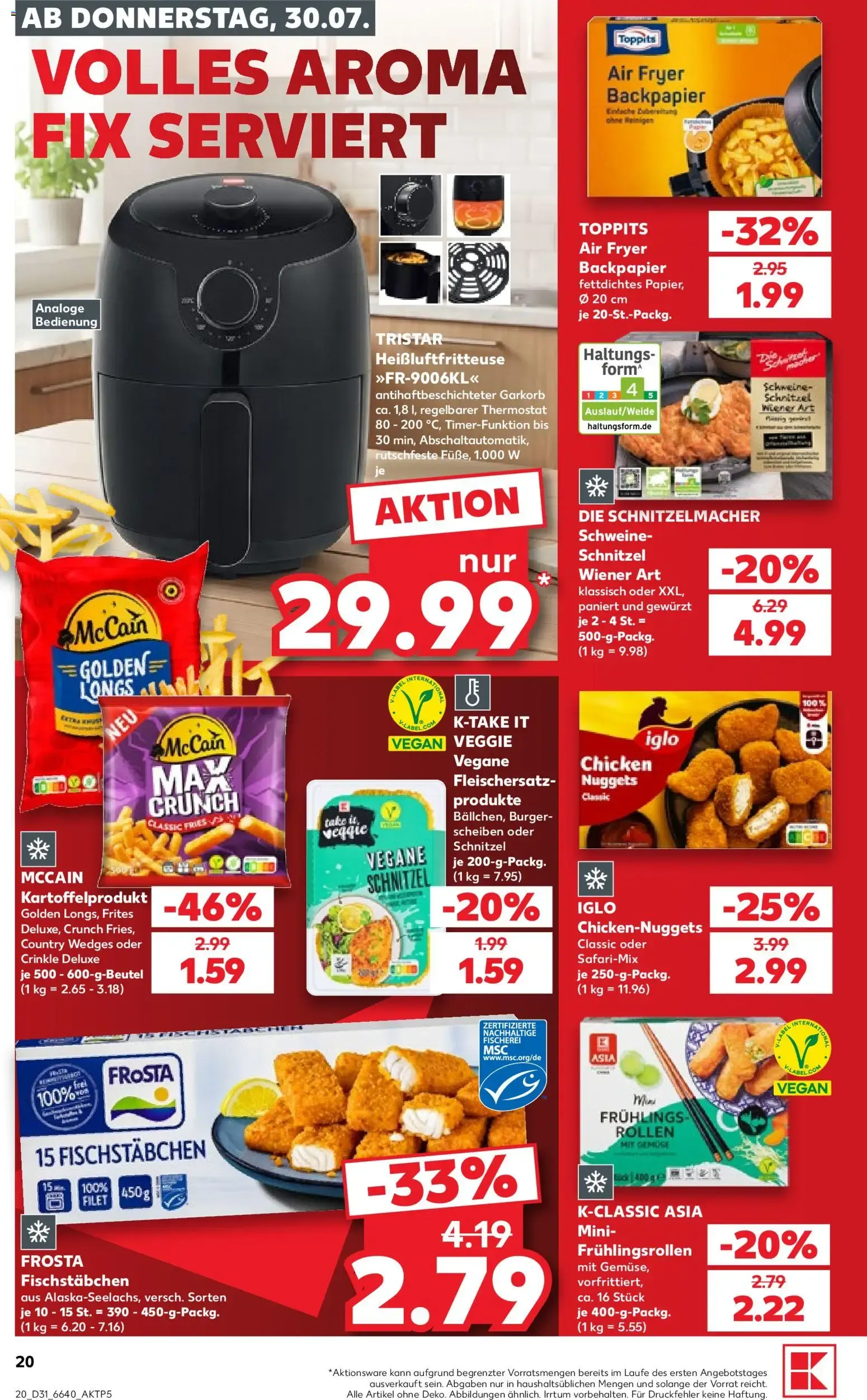 Prospekt Kaufland ab 30.07.2026 » Angebote Online zum Blättern von 30. Juli bis 5. August 2026 - Prospekt seite 20