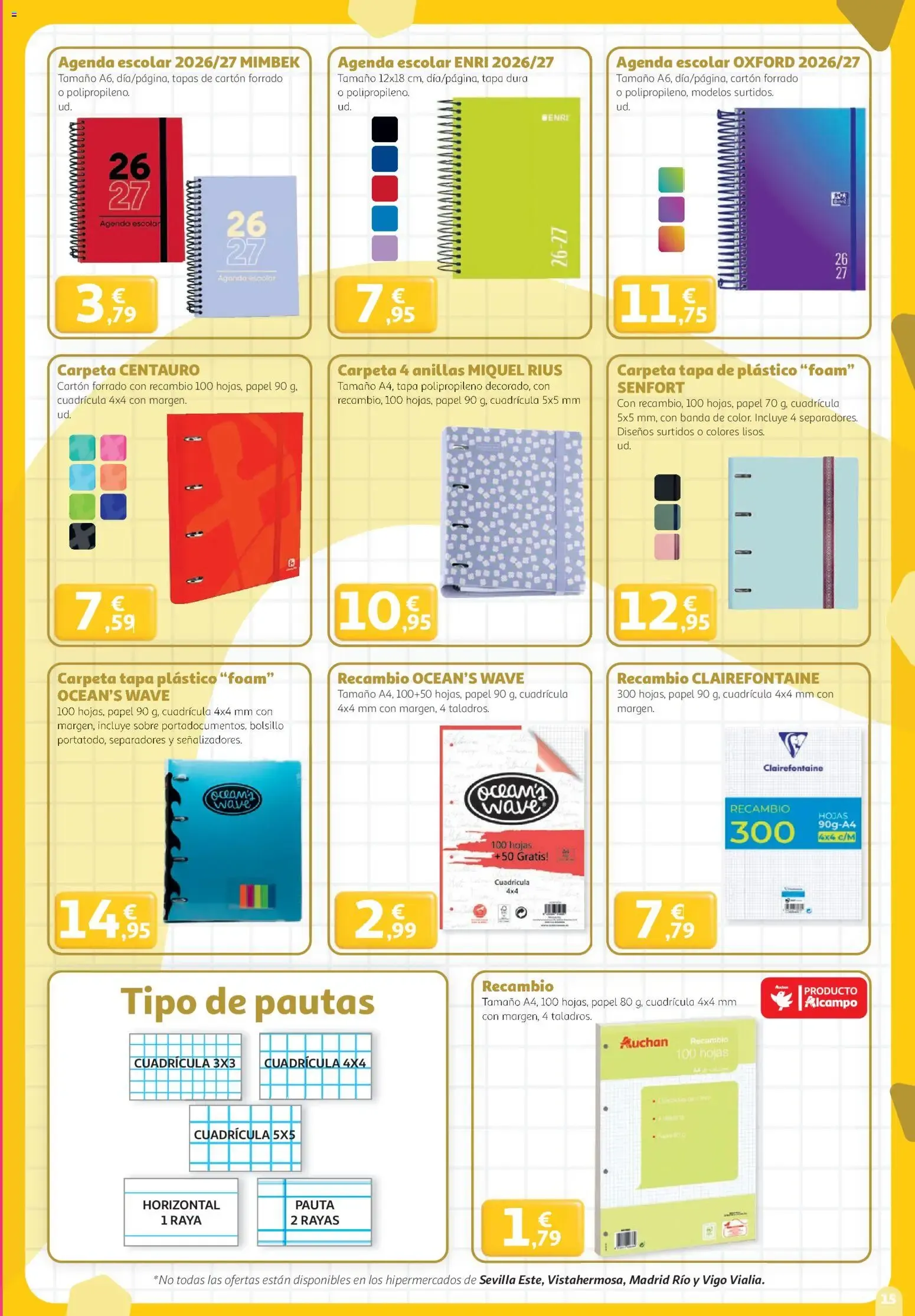 Catálogo de Alcampo - Vuelta al Cole 13 de agosto al 26 de agosto 2026 - Página 15