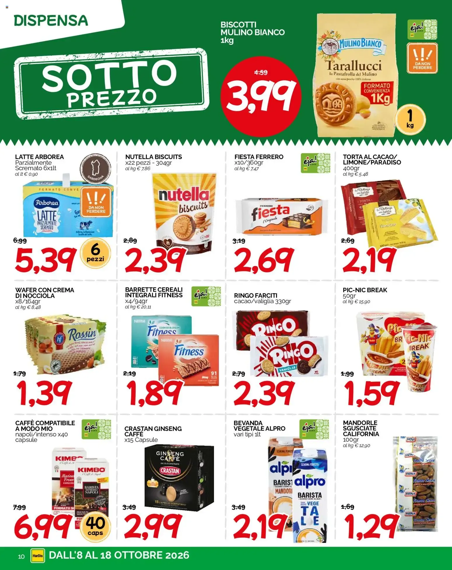 HarDis volantino dal 08/10/2026 - online Offerte da 8 ottobre a 18 ottobre di 2026 - Pagina del volantino 10