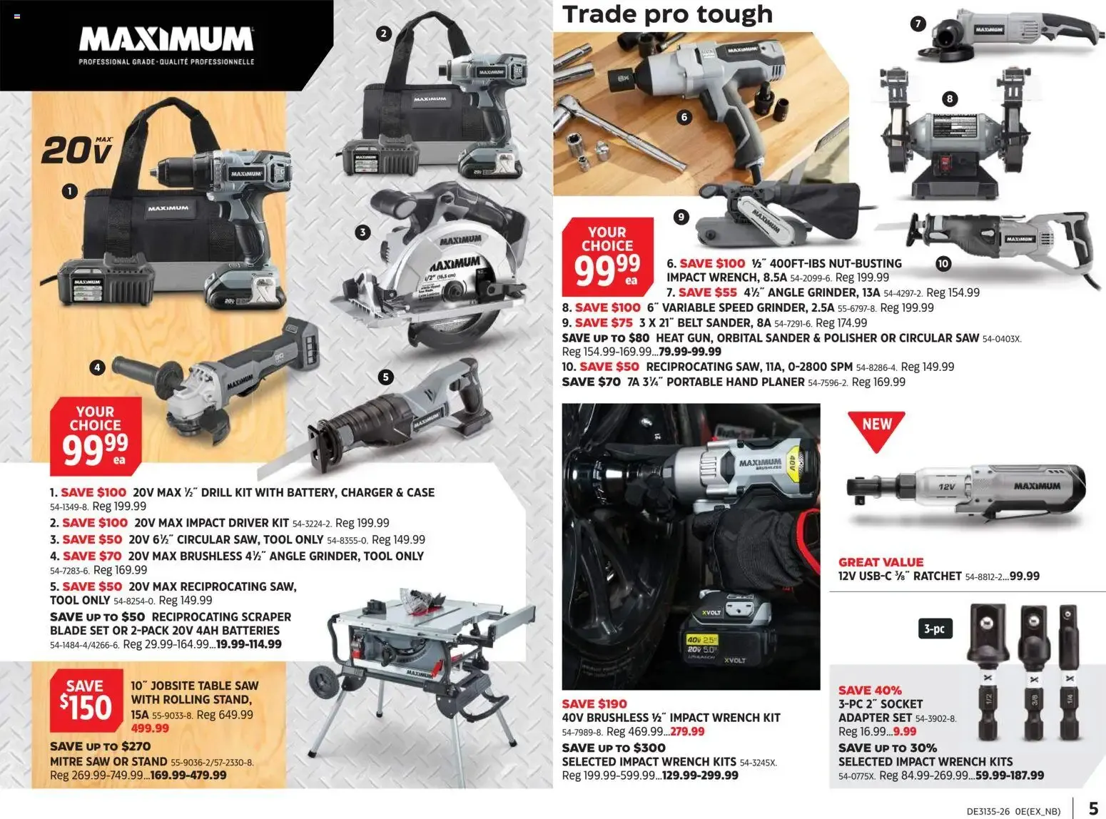 Canadian Tire flyer - The Ultimate Tool Guide from Aug 27, 2026 > weekly specials & deals from August 27 to September 16 2026 - flyer page 5