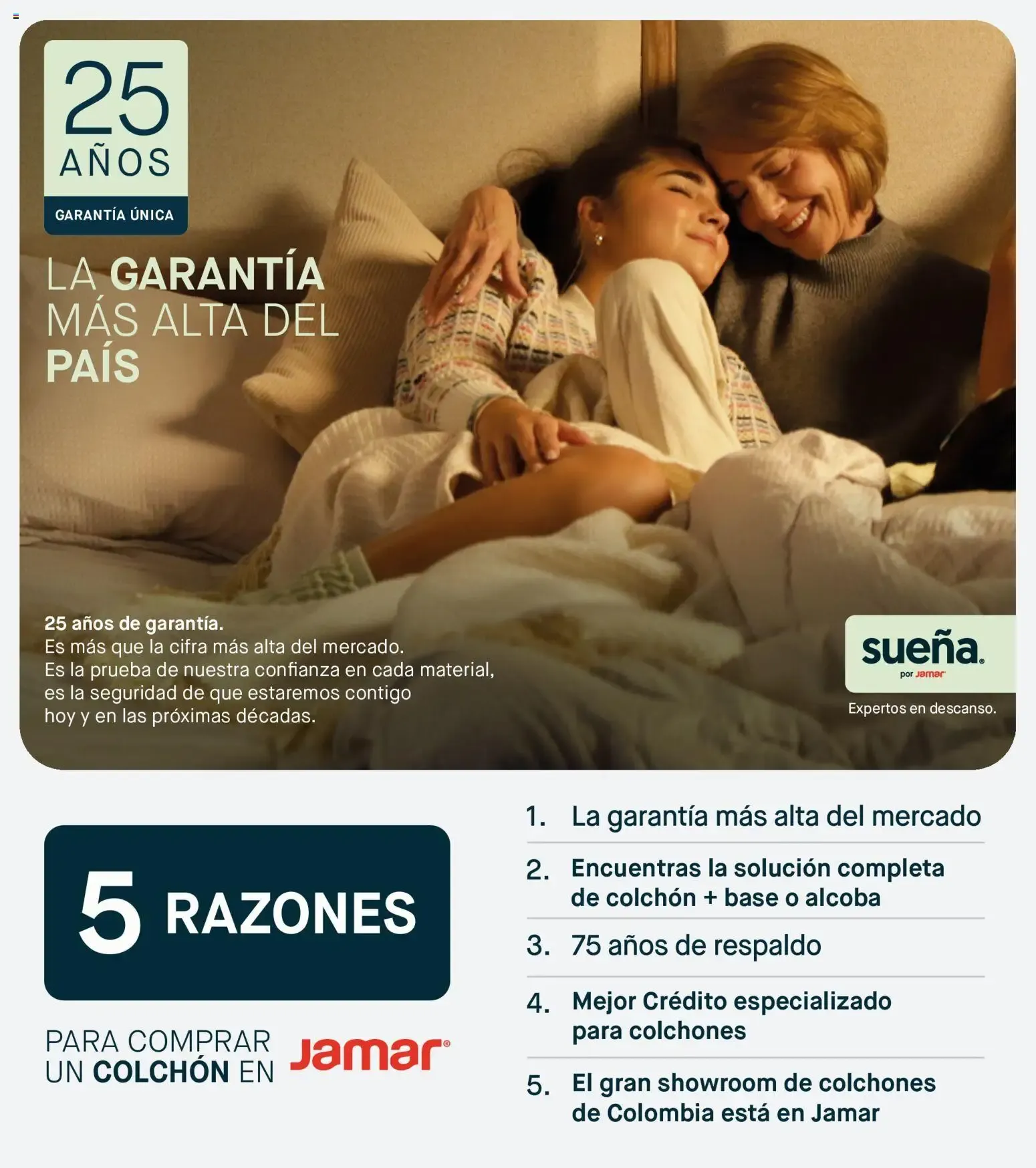 Catalogo de Jamar - Sueña: Colchones + Alcobas 23 de octubre al 31 de diciembre 2026 - Pag 2
