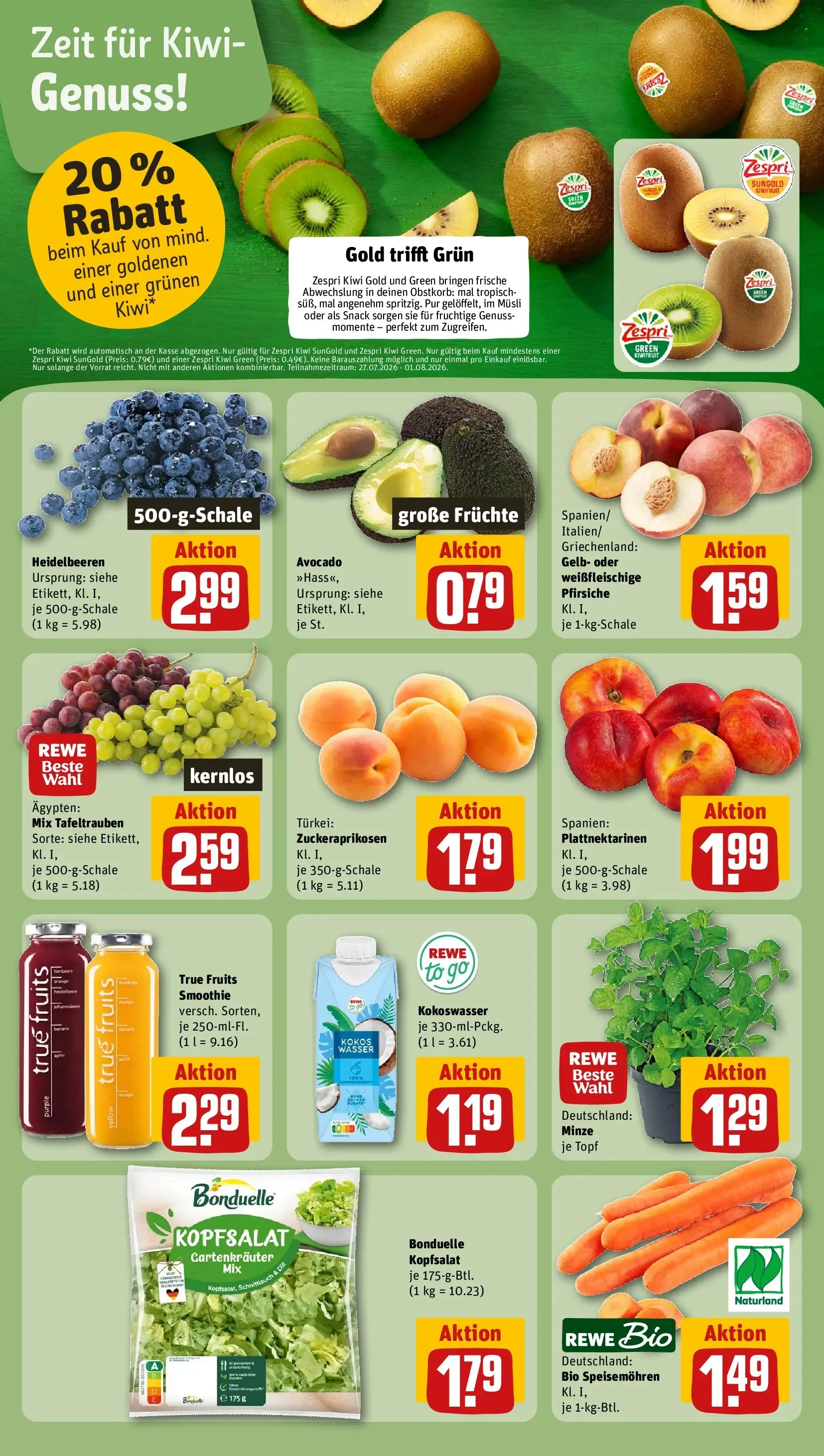 REWE Dein Markt von 27. Juli bis 2. August 2026 - Prospekt seite 6