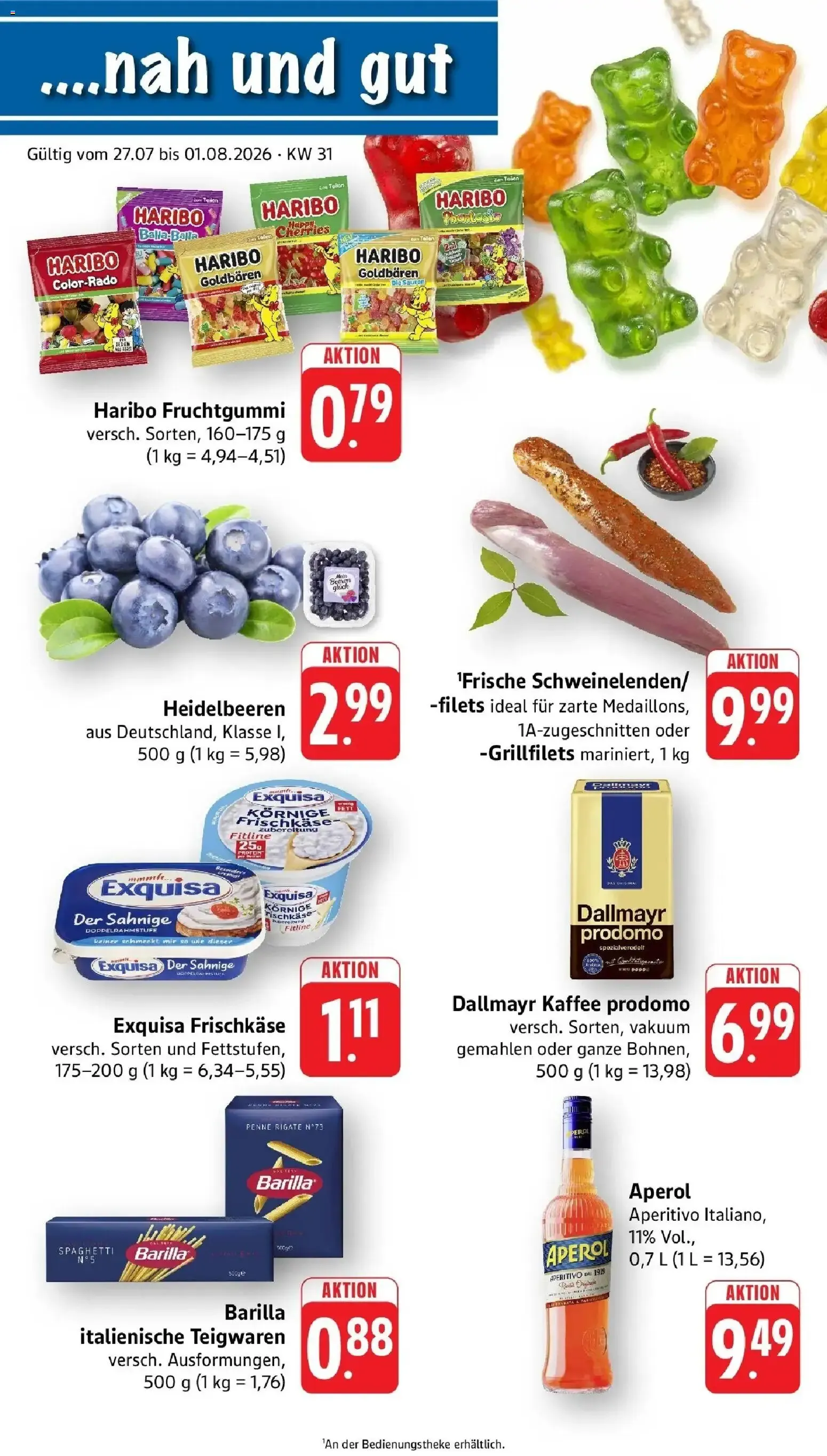 nah und gut von 27. Juli bis 1. August 2026 - Prospekt seite 1