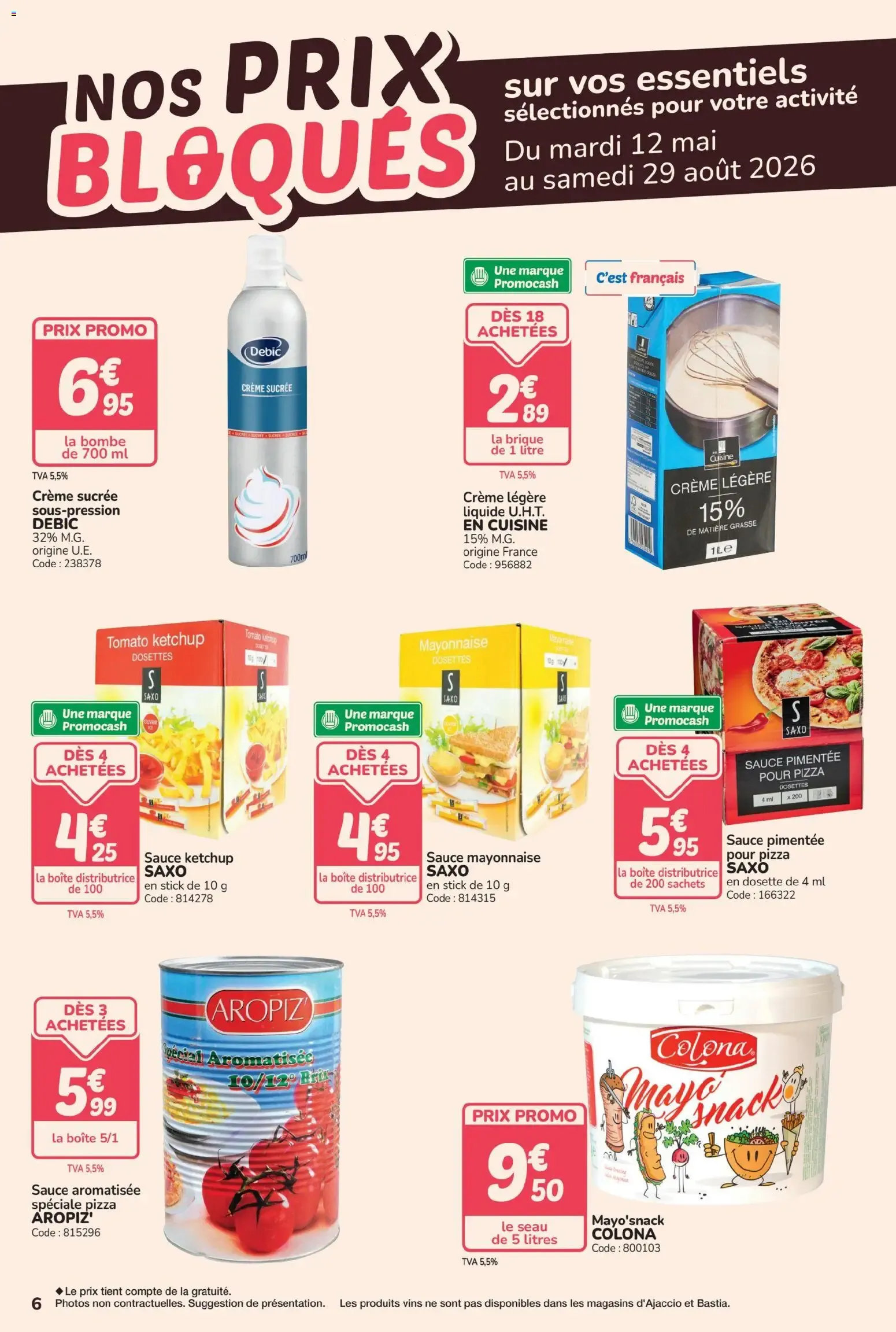 Promocash Nos prix bloqués à partir du 12/05/2026 - promo en ligne du 12 mai au 29 août 2026 - Catalogue page 6