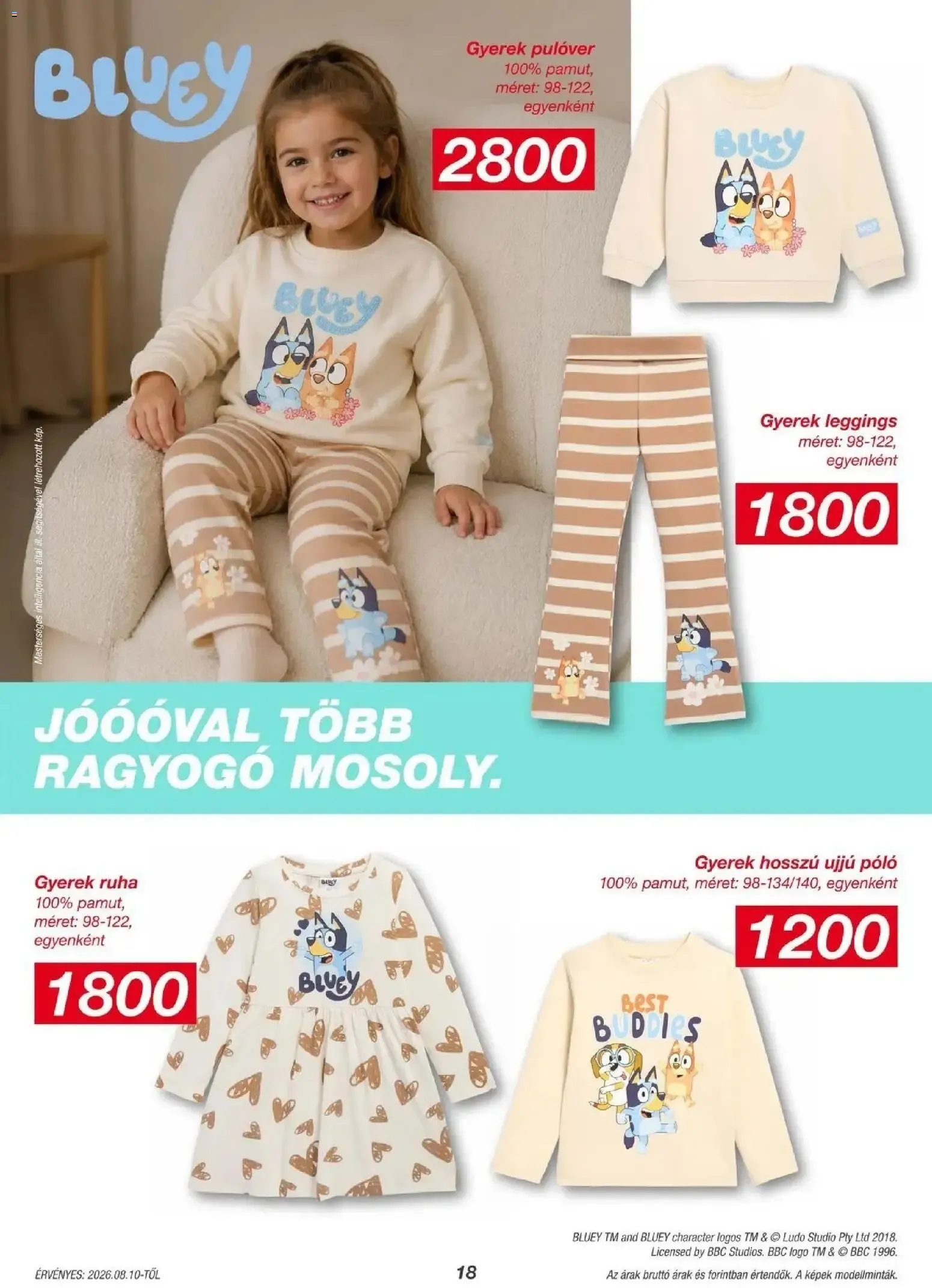 Katalógus Kik: Más alegría en la escuela. Ofertas en ropa infantil y artículos escolares con motivos Bluey y Spiderman. augusztus 10.-tól augusztus 16.-ig 2026. - Oldal 18