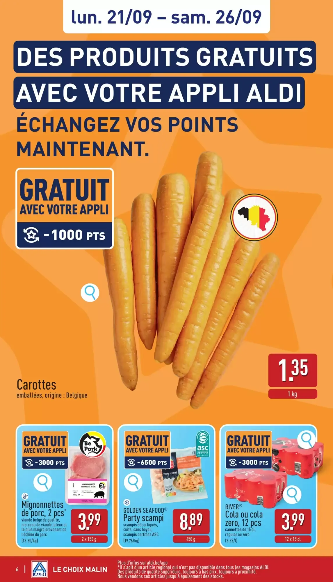 ALDI Dépliant du 21/09 au 26/09 van 21 september tot 26 september 2026 - folder pagina 6