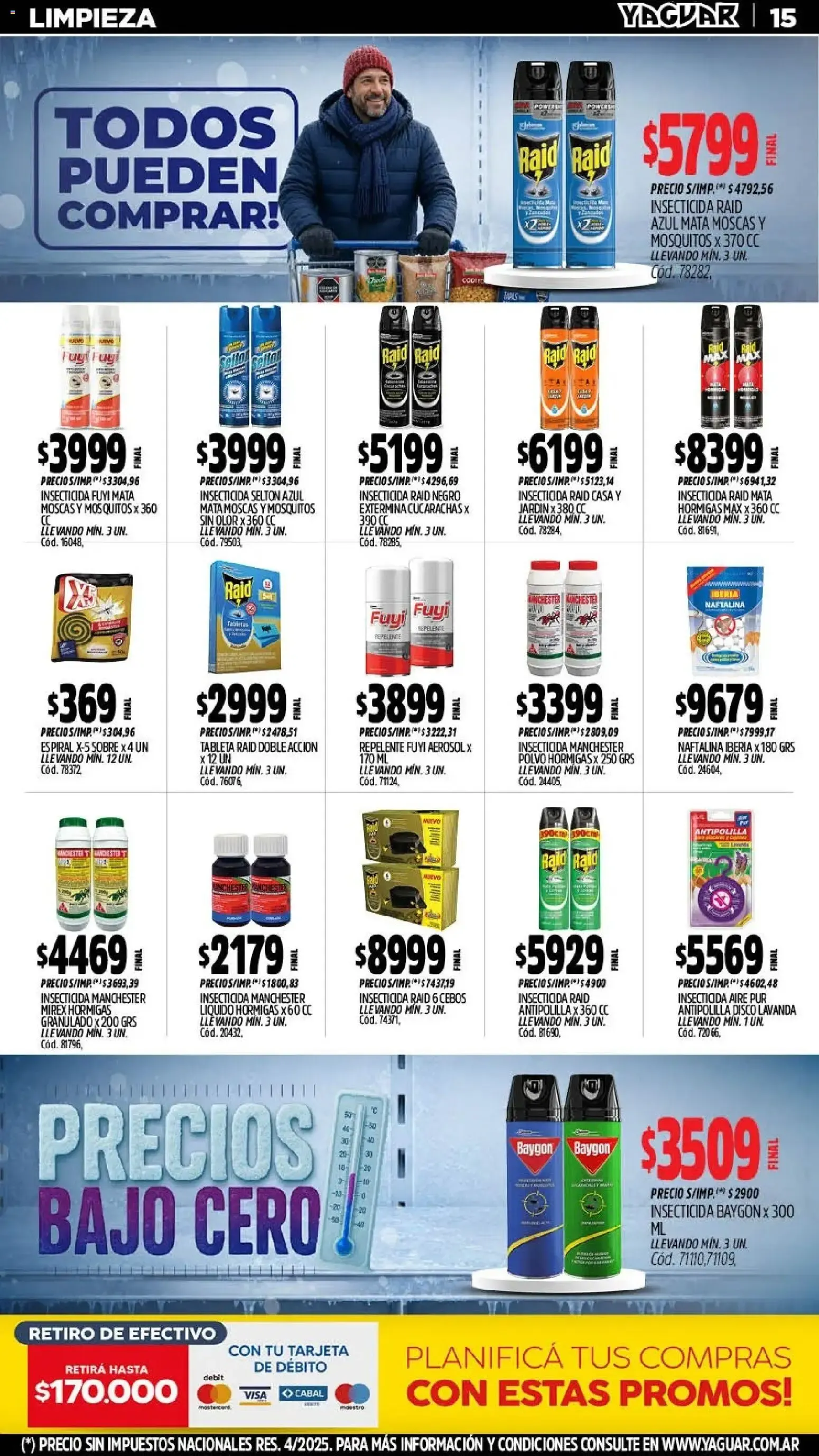 Ofertas de Mayorista Yaguar - Precios Bajo Cero 27 de julio al 2 de agosto 2026 - Página 17 del catálogo