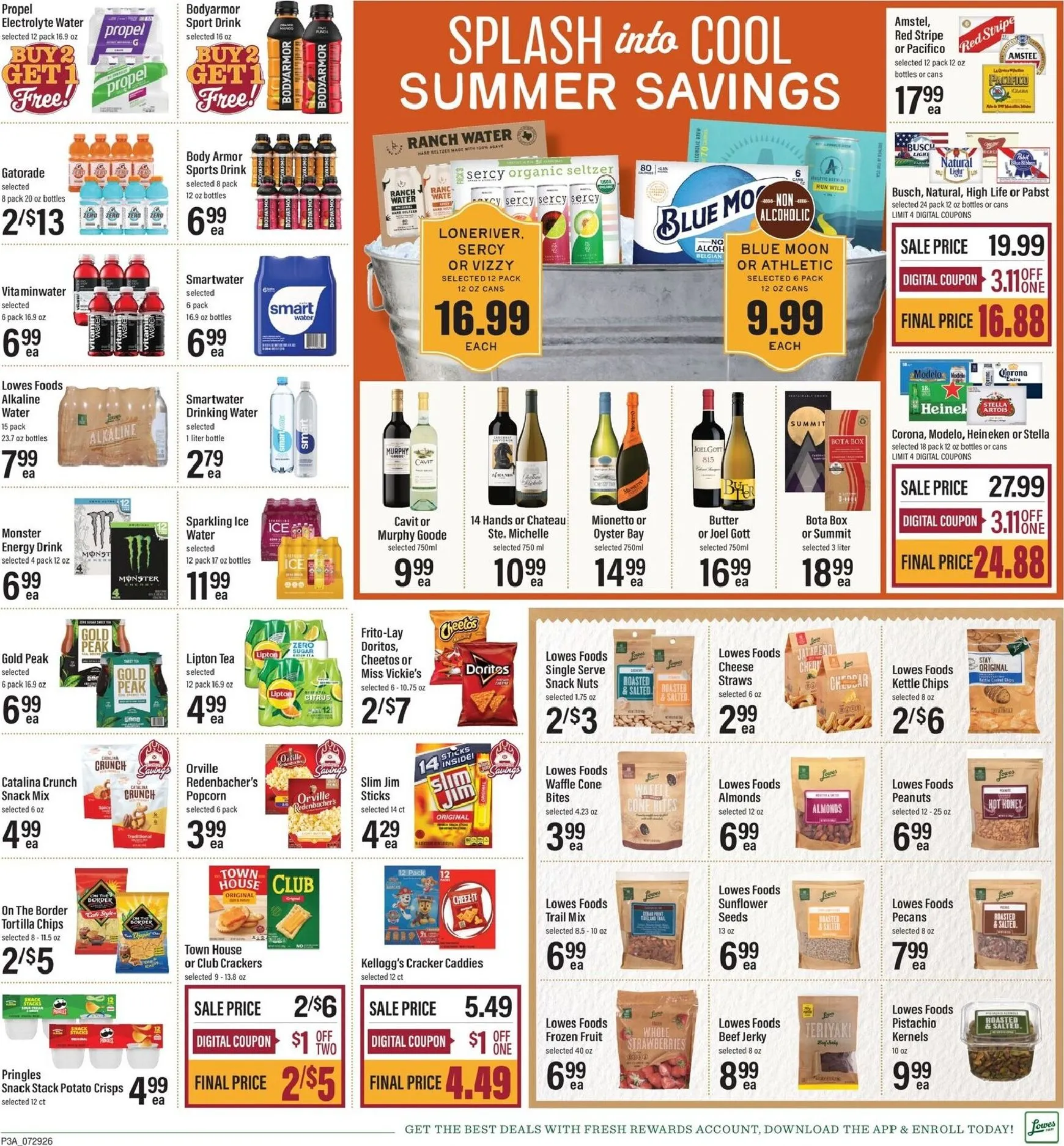 Weekly ad Lowes Foods: Ribeyes on the Prize from July 29 to August 4 2026 - Page 3