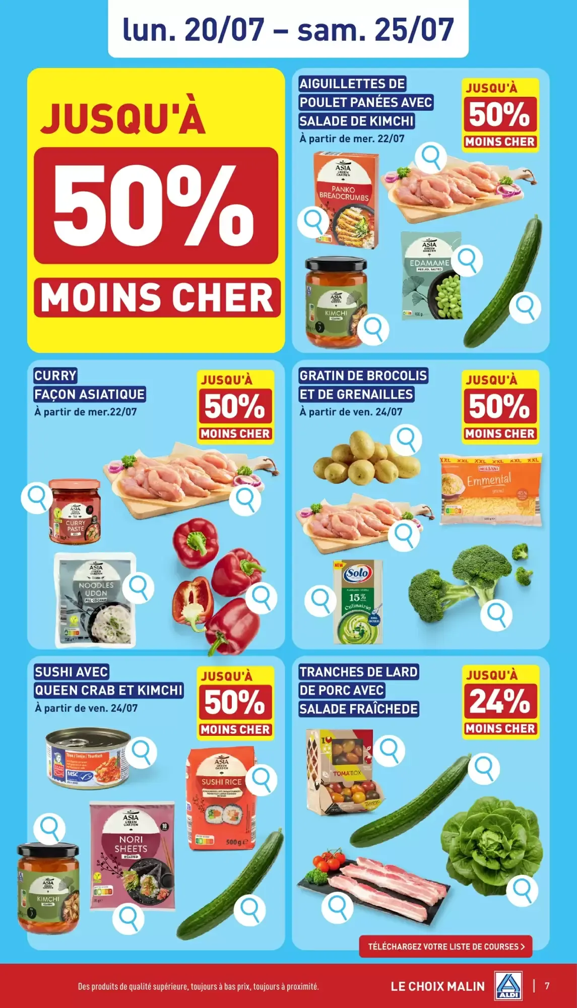 ALDI Dépliant 20/07 - 25/07 van 20 juli tot 25 juli 2026 - folder pagina 7