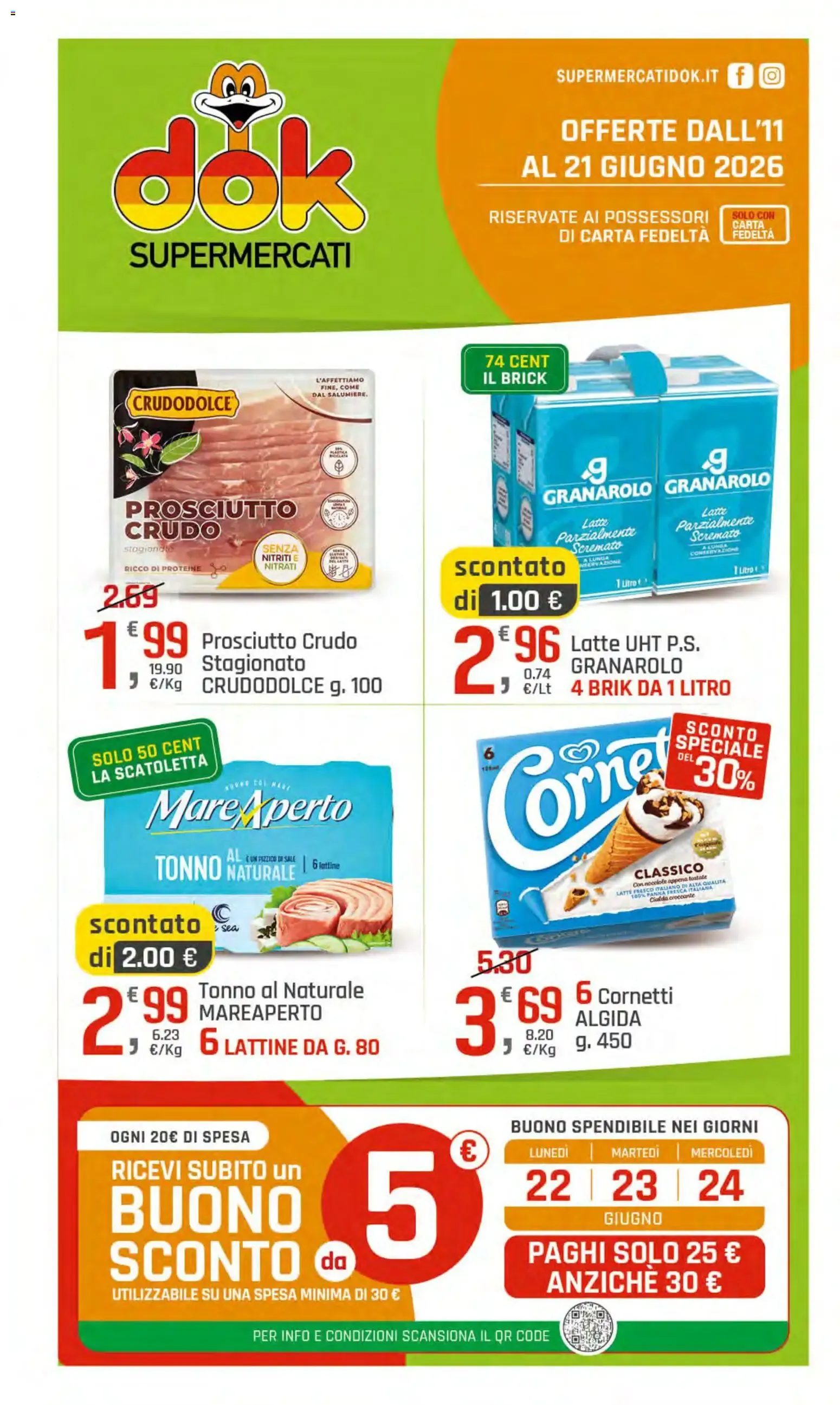 Nuovo DOK volantino dal 11/06/2026 > offerte anteprima 🛍️ da 11 giugno a 21 giugno di 2026 - Pagina del volantino 1