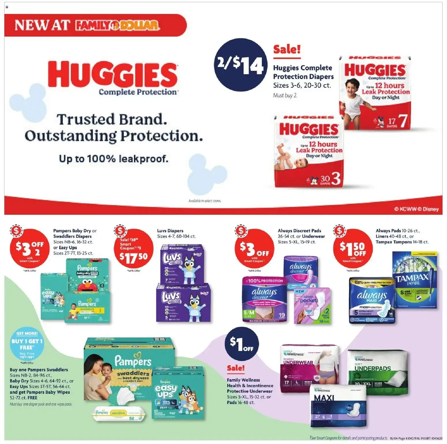 Weekly promotion Family Dollar Weekly Ad (10/04 - 10/12 2026) - Flyer spanning from October 4 to October 12 2026 - Page 12 for Catalogue 365