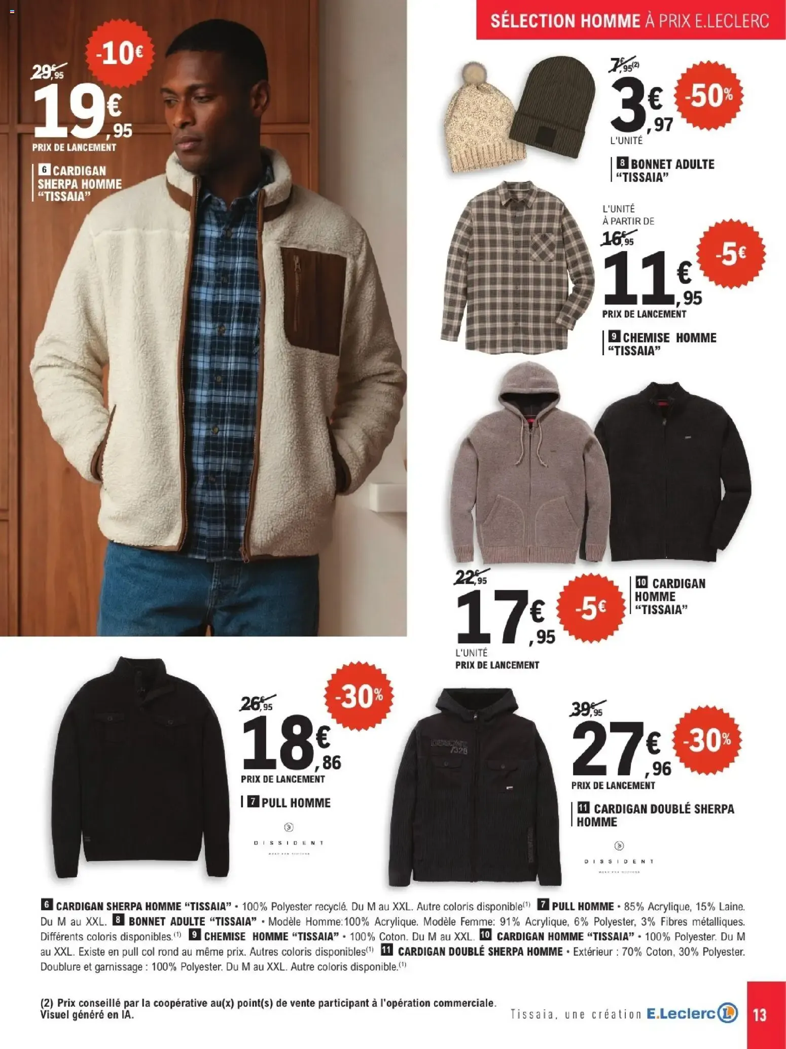 L'ESSENTIEL DE LA SAISON À PRIX E.LECLERC du 13 octobre au 24 octobre 2026 - Catalogue page 13