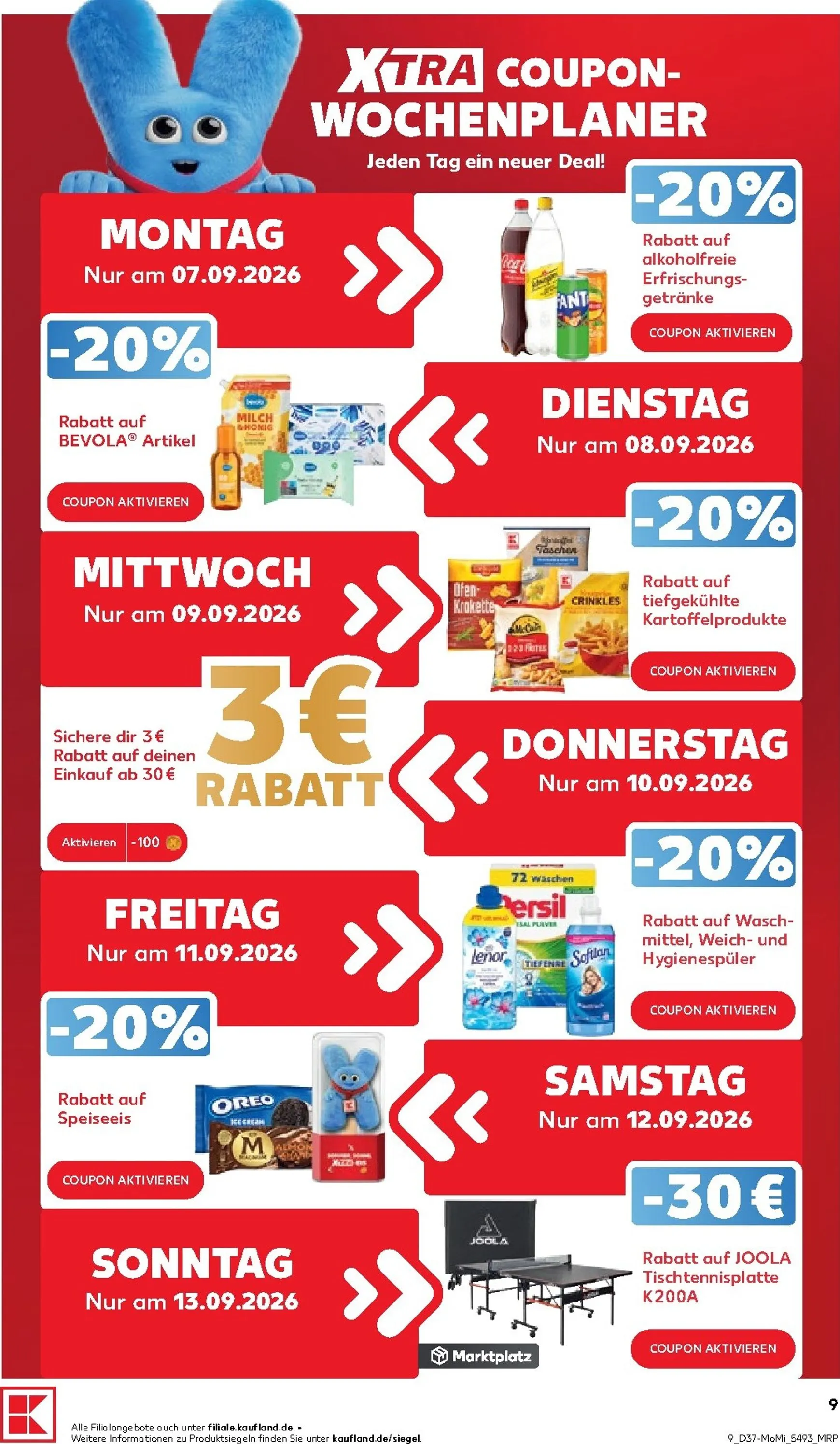Kaufland - Richtig Sparen Prospekt nächste Woche – von Montag 07.09.2026 bis Mittwoch 09.09.2026 von 7. September bis 9. September 2026 - Prospekt seite 9