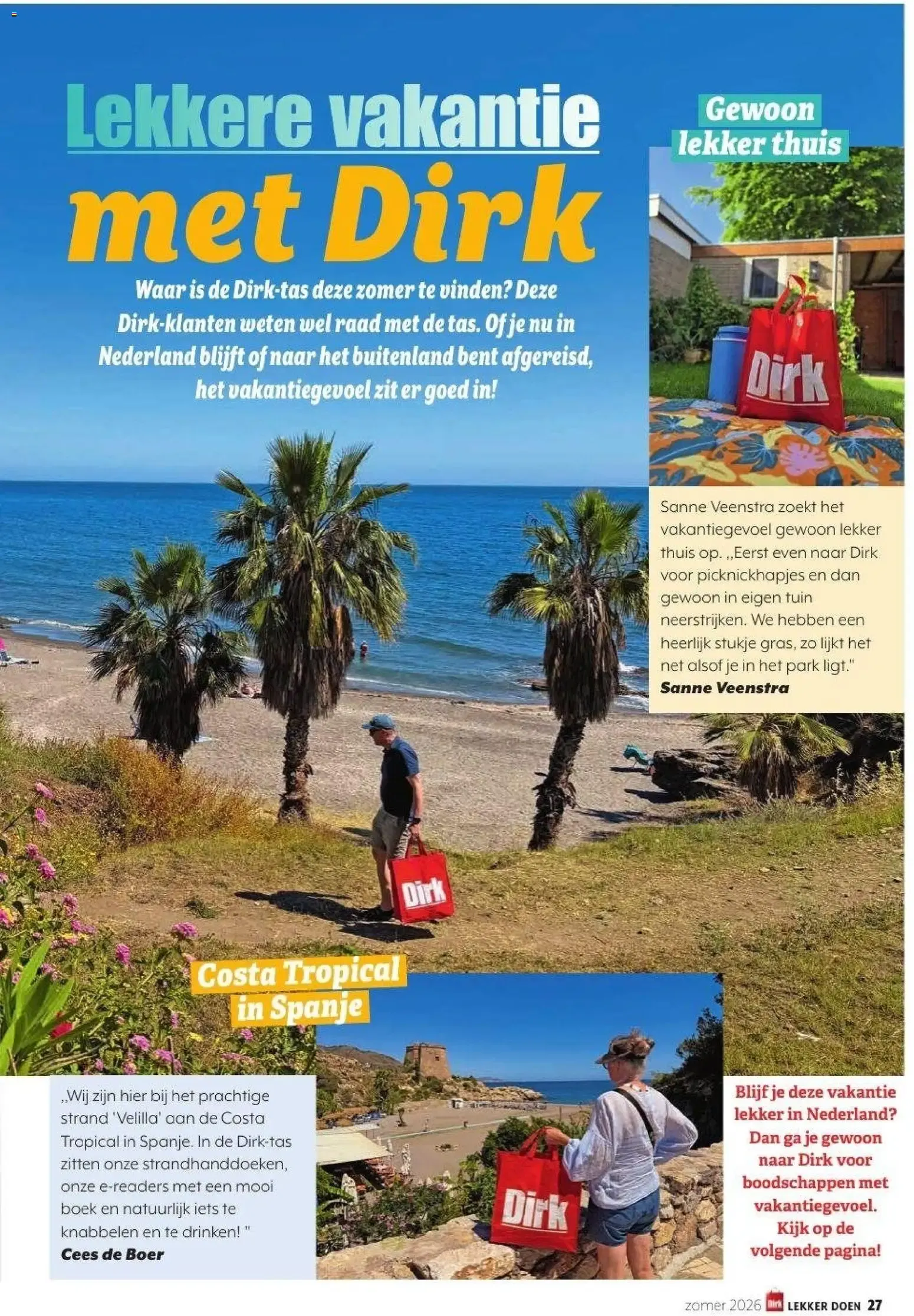 Lekker doen - Zomer 2026 van 24 juni tot 31 augustus 2026 - Folder pagina 27
